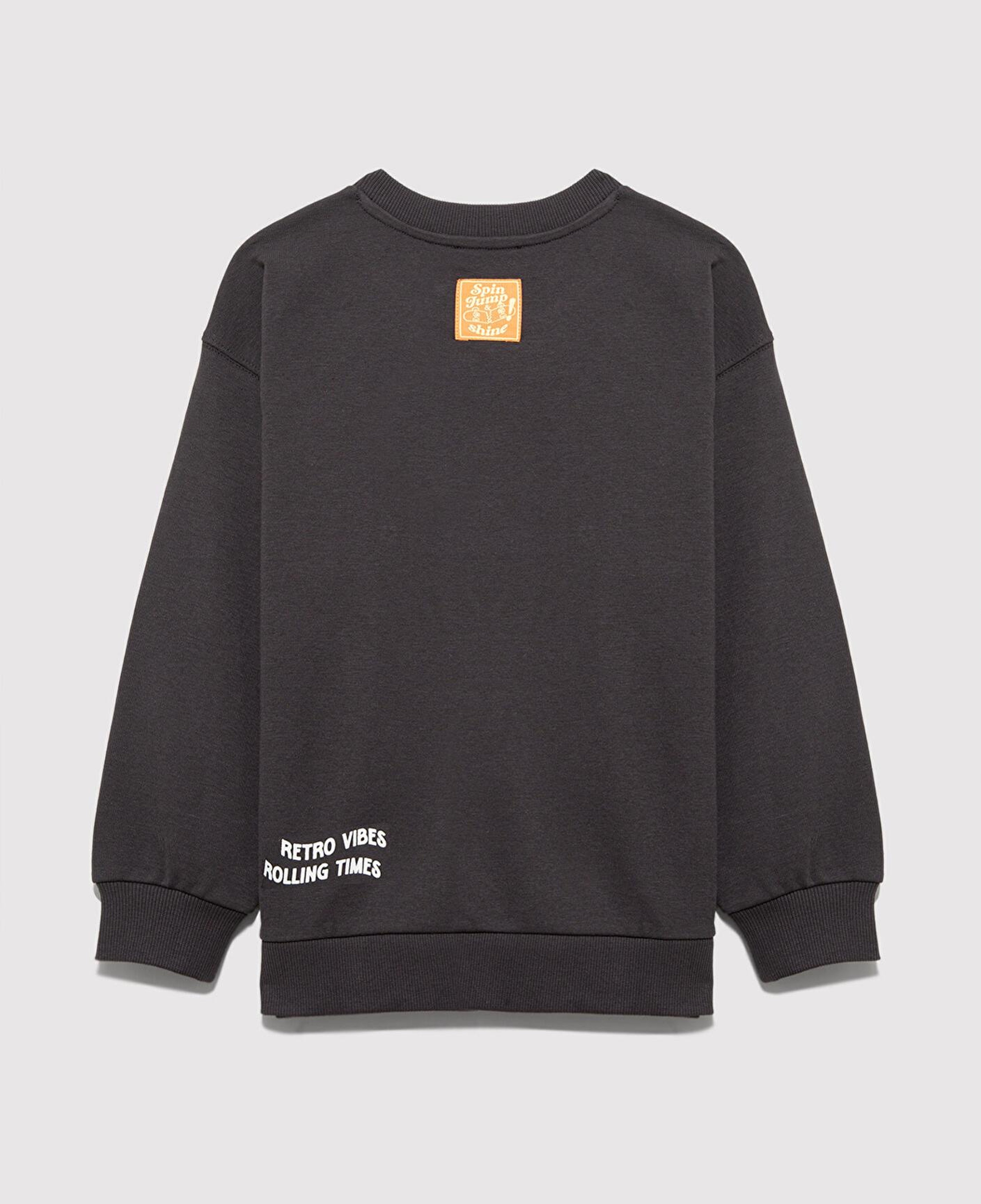 Mavi Roll Like Baskılı Antrasit Sweatshirt 6S10179-70087