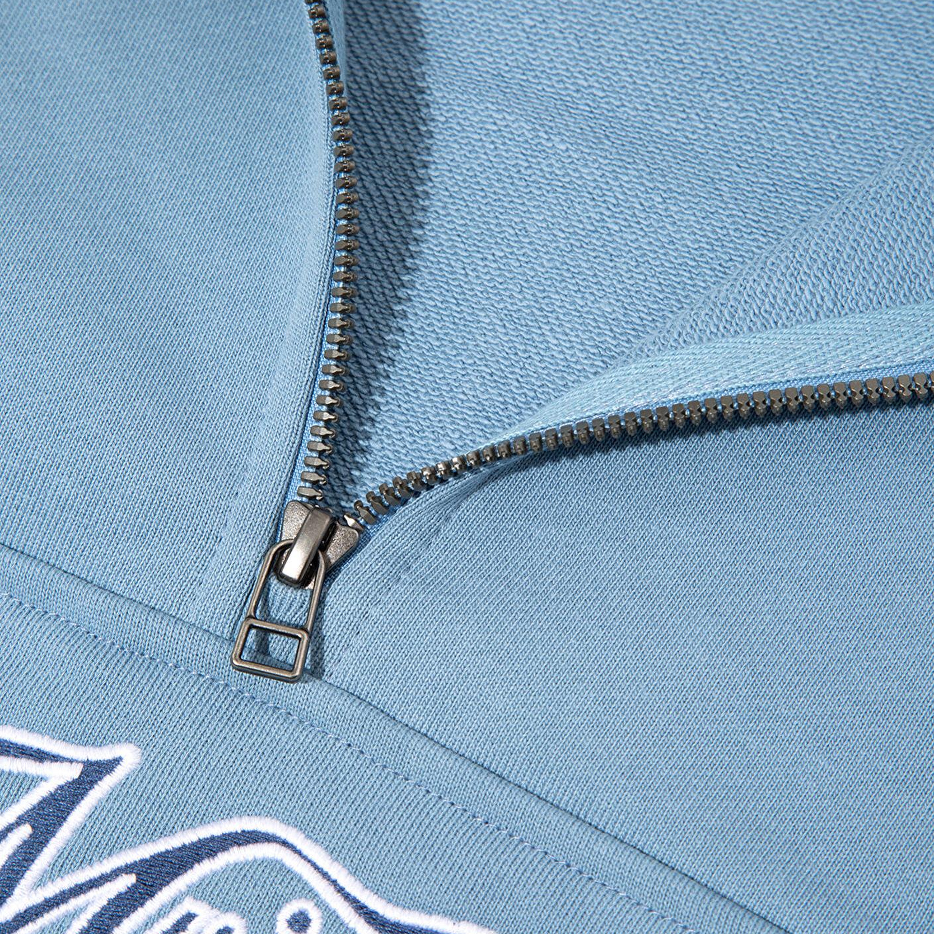 Mavi MVJNS Nakışlı Yarı Fermuarlı Mavi Sweatshirt 0S10543-86998