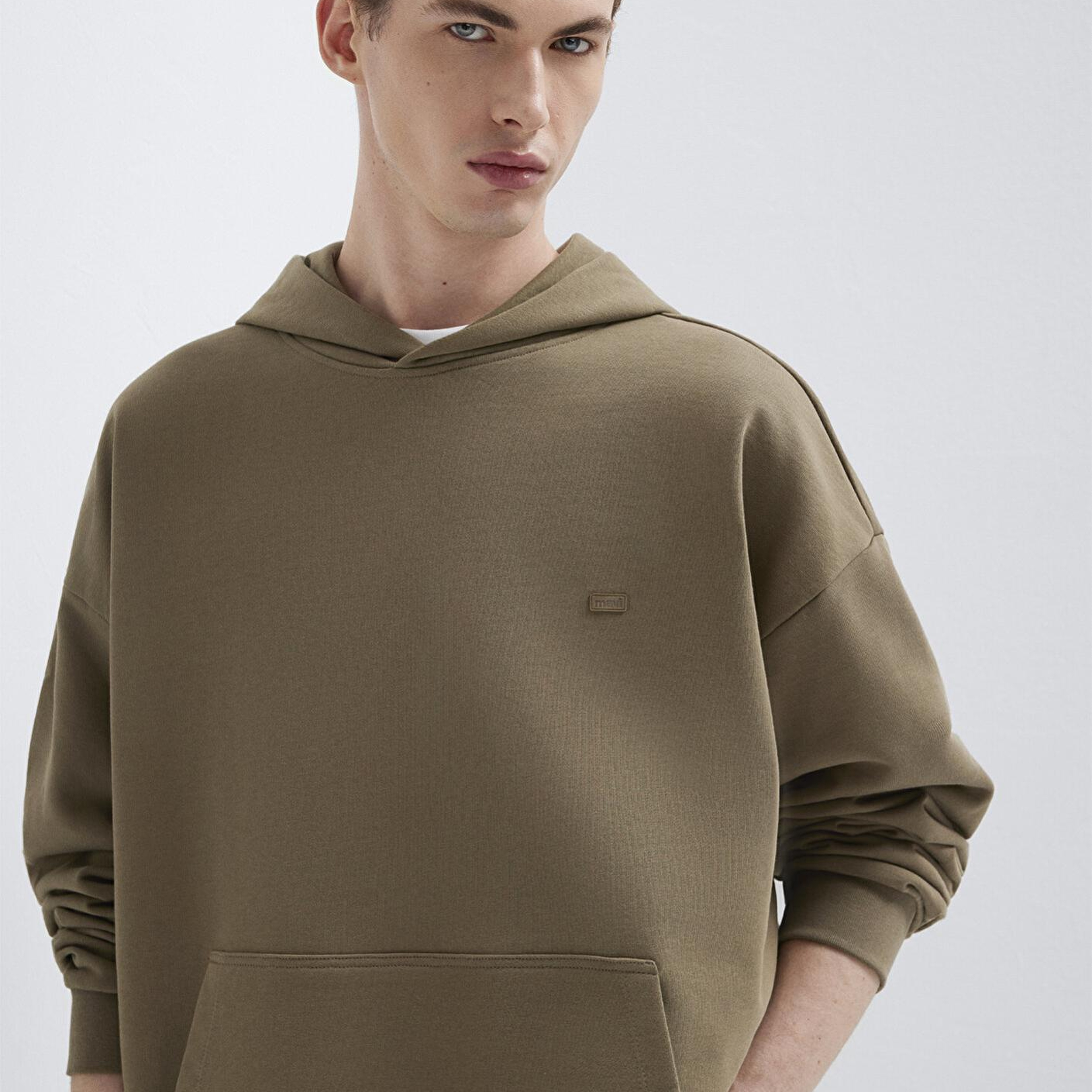 Mavi Kapüşonlu Bej Sweatshirt 0S10416-71564