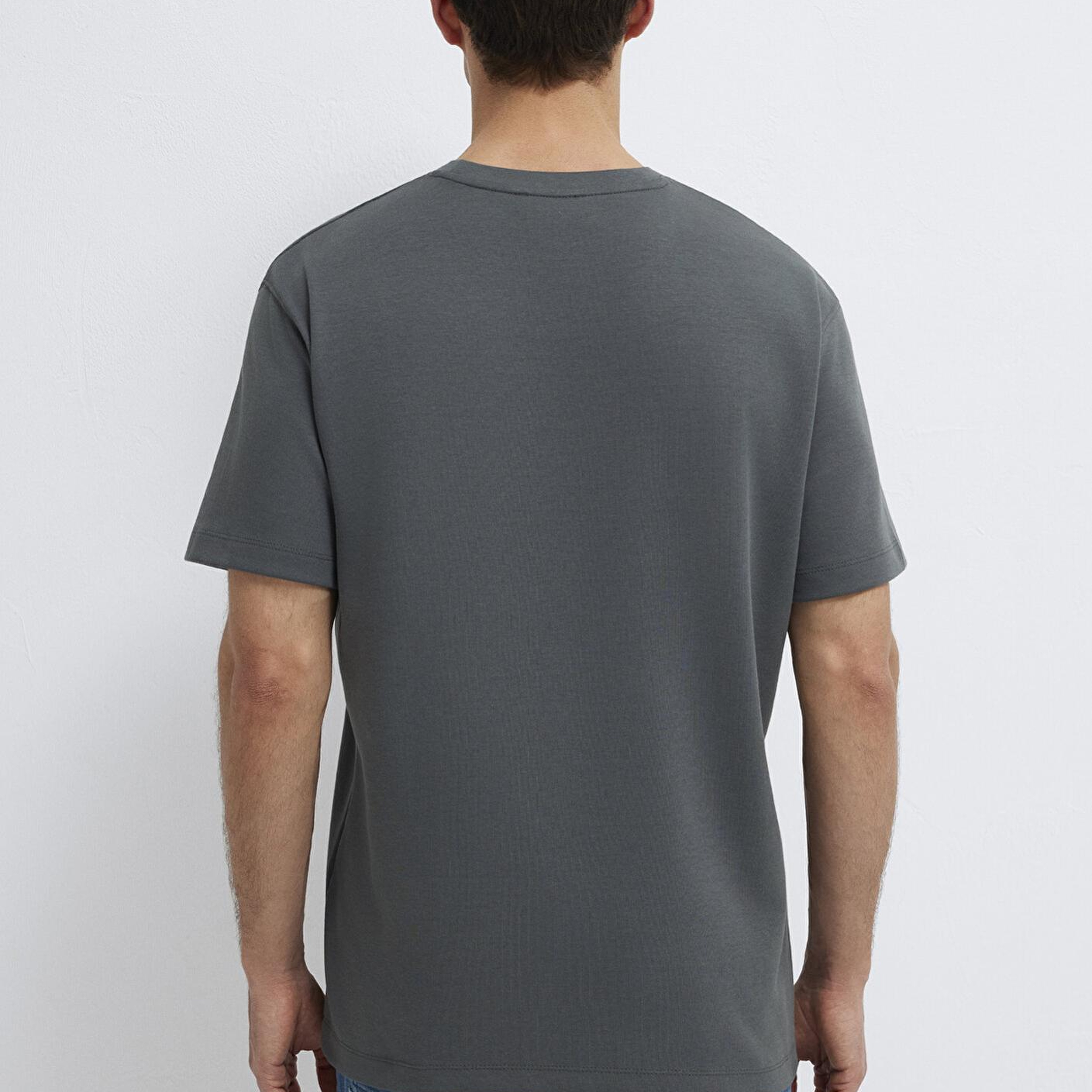 Mavi Mavi Black Siyah Gri Tişört Loose Fit / Bol Rahat Kesim 0612731-70088