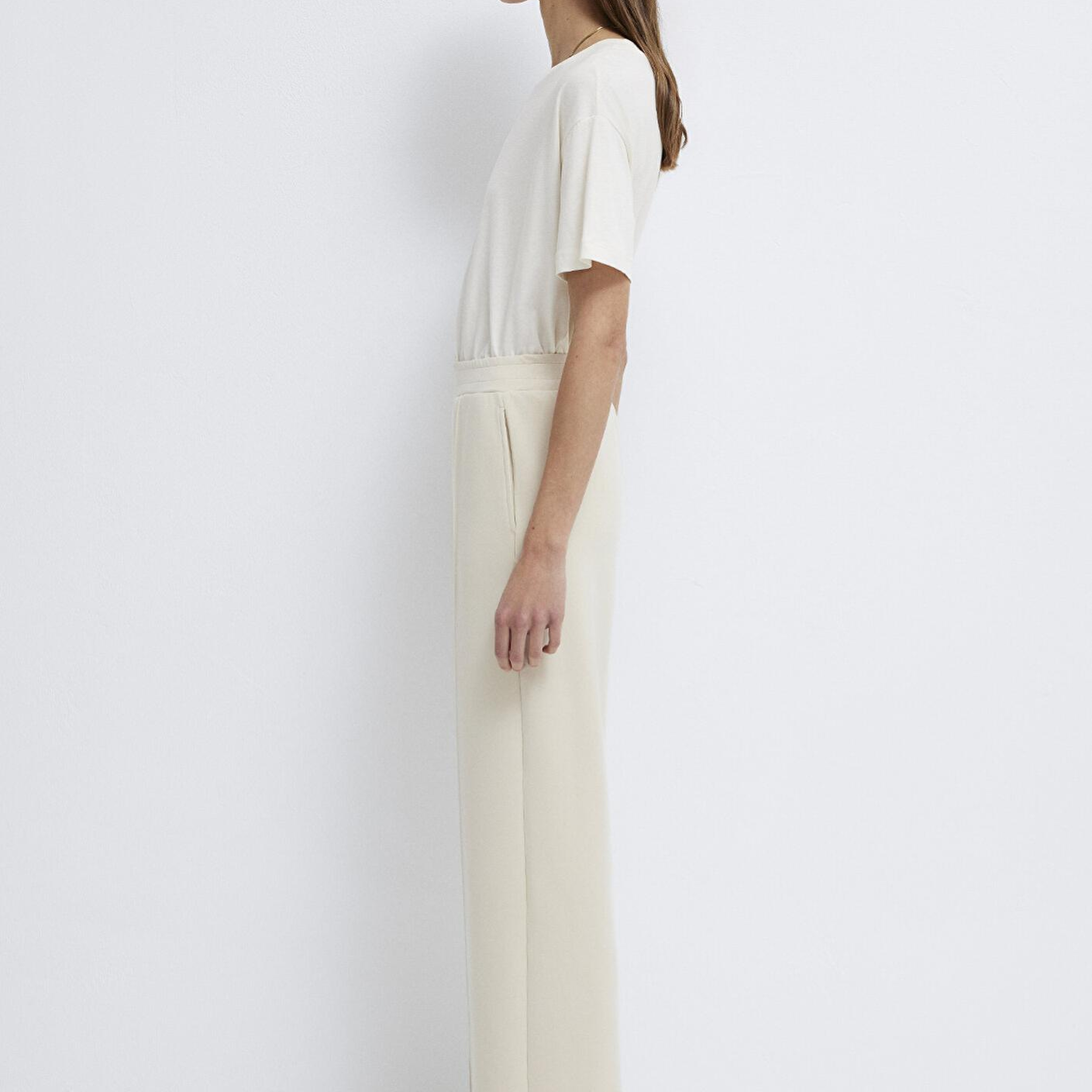 Mavi Sporty Lux (TENCEL™) Ekru Eşofman Altı 1010634-70065