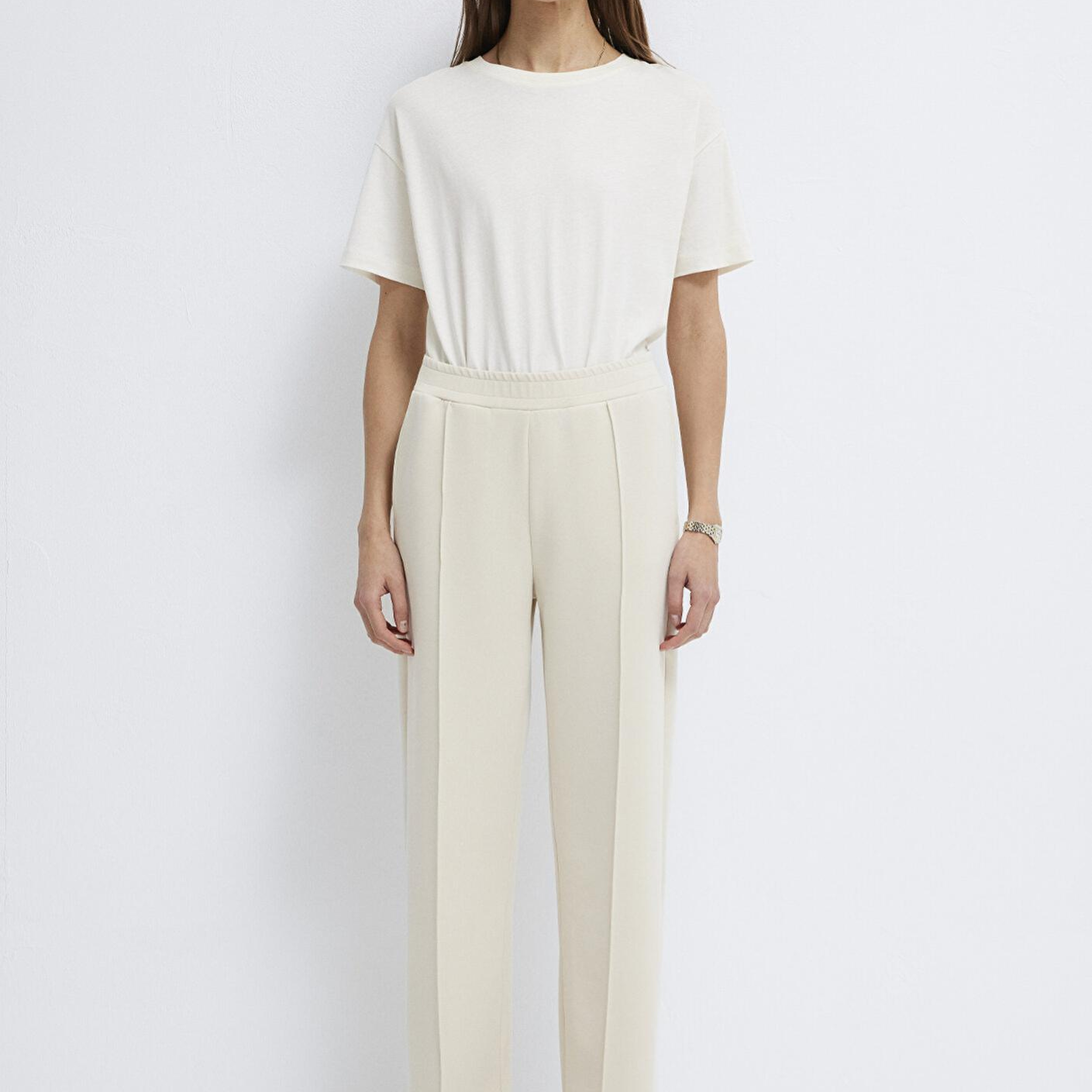 Mavi Sporty Lux (TENCEL™) Ekru Eşofman Altı 1010634-70065