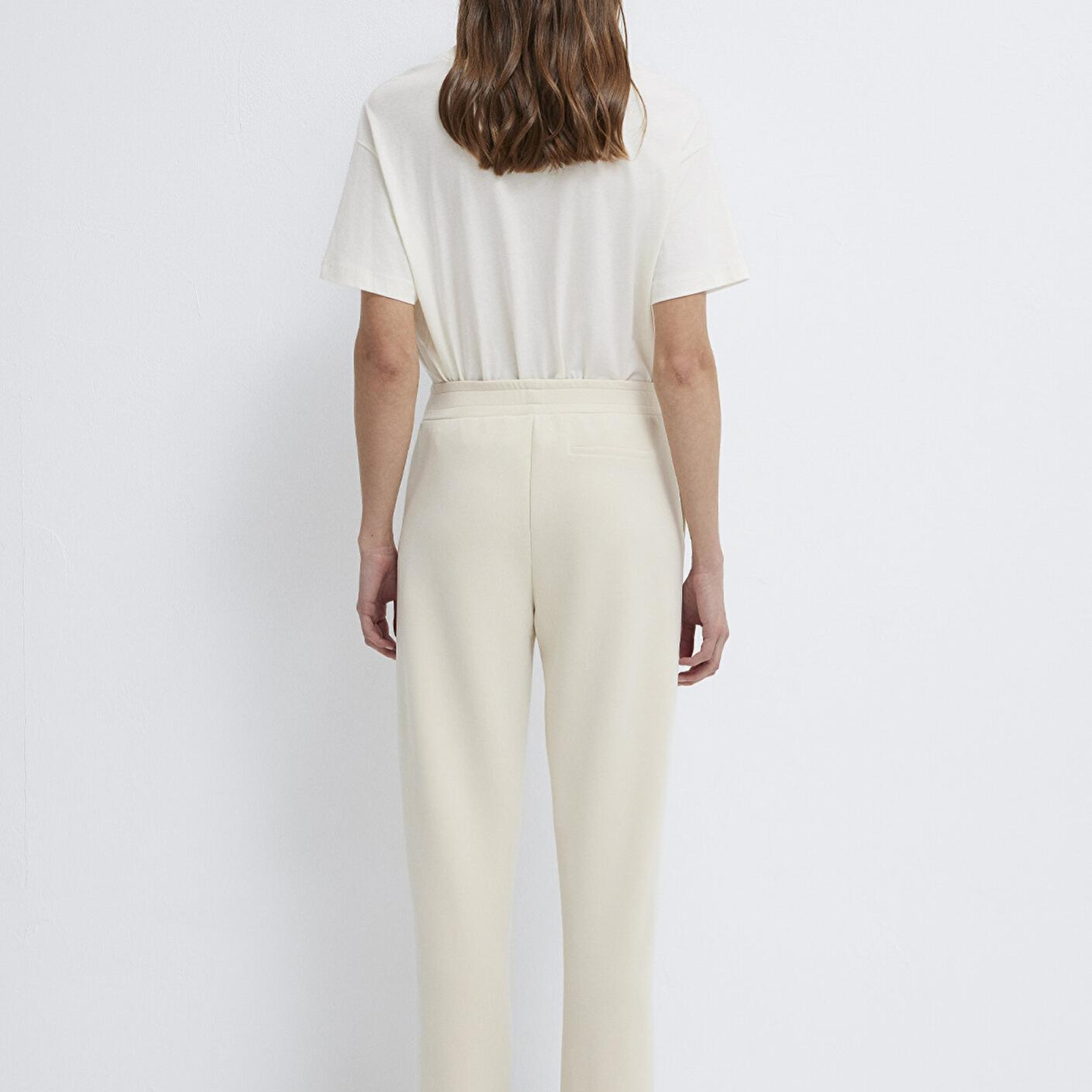 Mavi Sporty Lux (TENCEL™) Ekru Eşofman Altı 1010634-70065