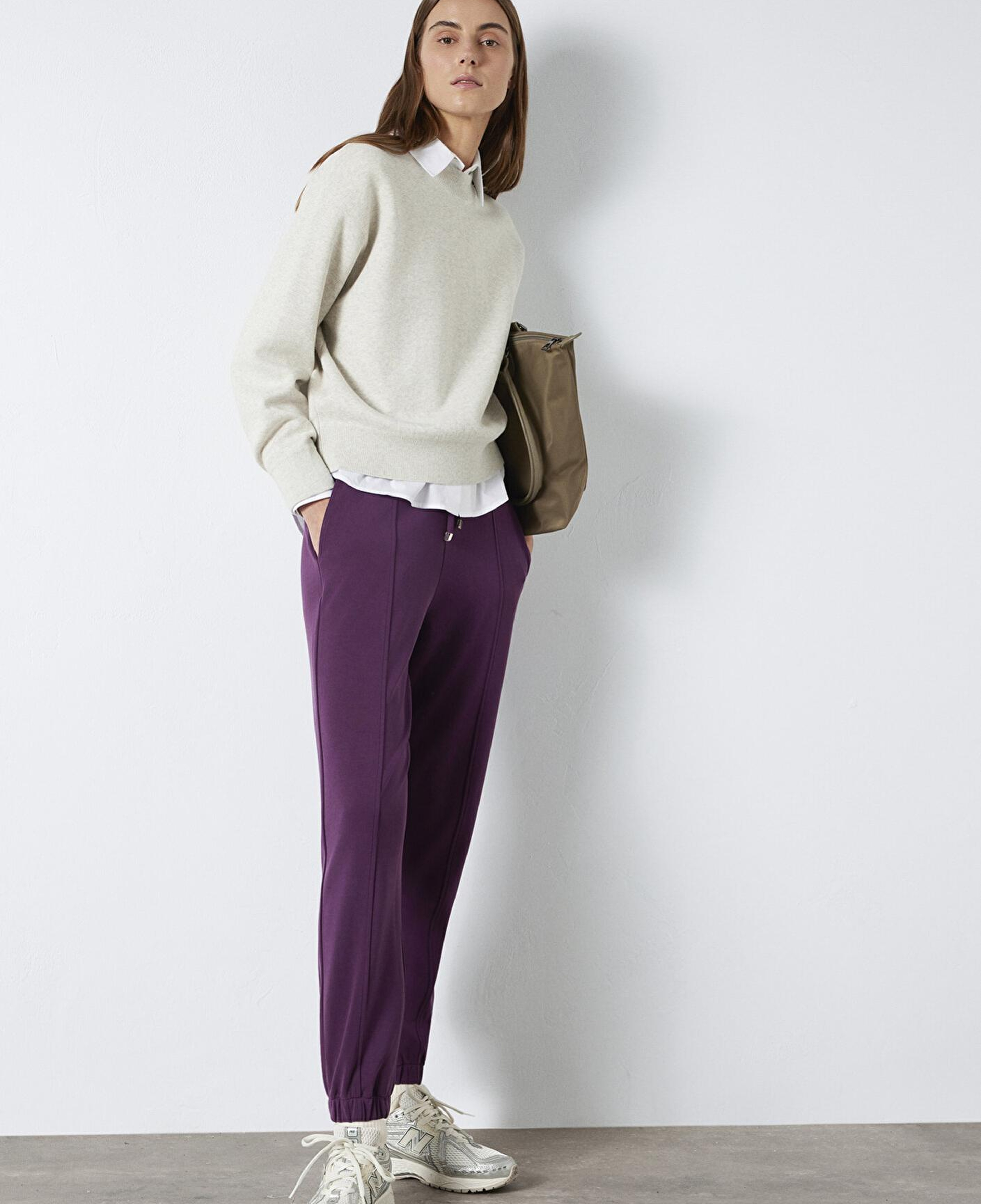 Mavi Lux Touch (TENCEL™) Mor Modal Eşofman Altı 1600453-70674