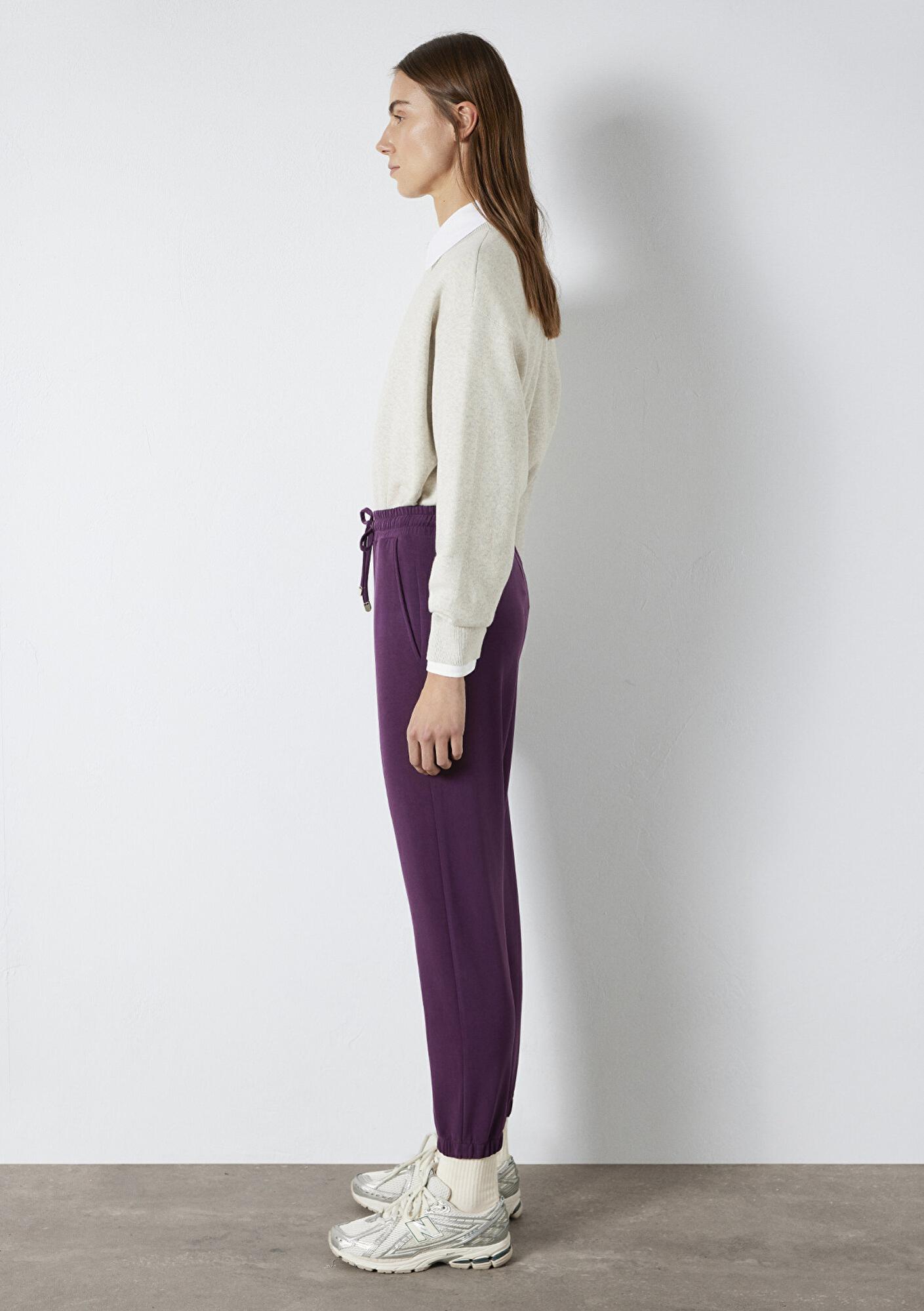 Mavi Lux Touch (TENCEL™) Mor Modal Eşofman Altı 1600453-70674