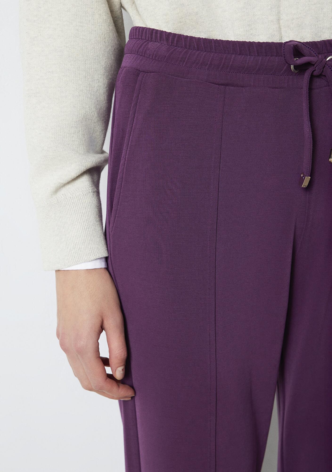 Mavi Lux Touch (TENCEL™) Mor Modal Eşofman Altı 1600453-70674