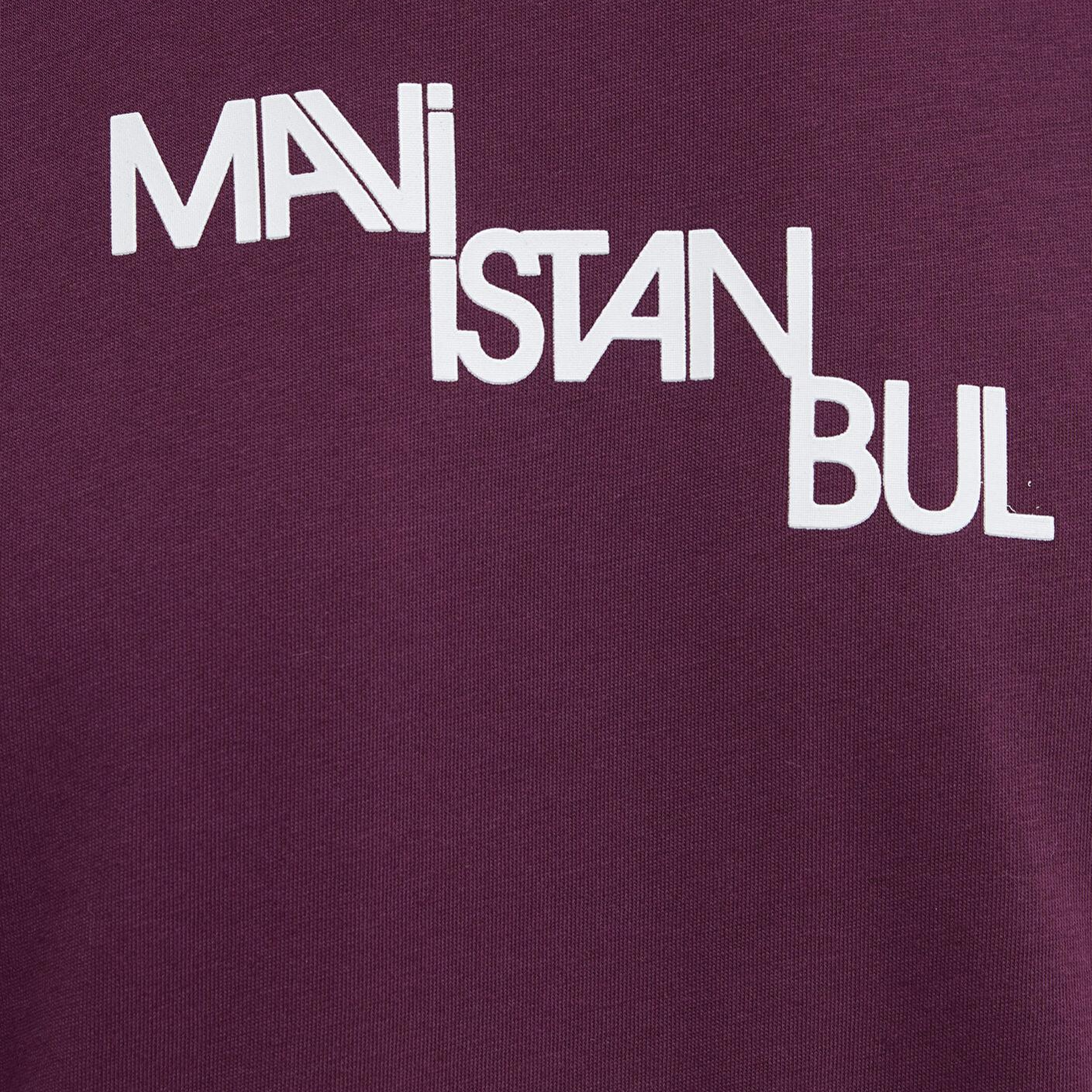 Mavi İstanbul Baskılı Mor Tişört Regular Fit / Normal Kesim 0612274-70670