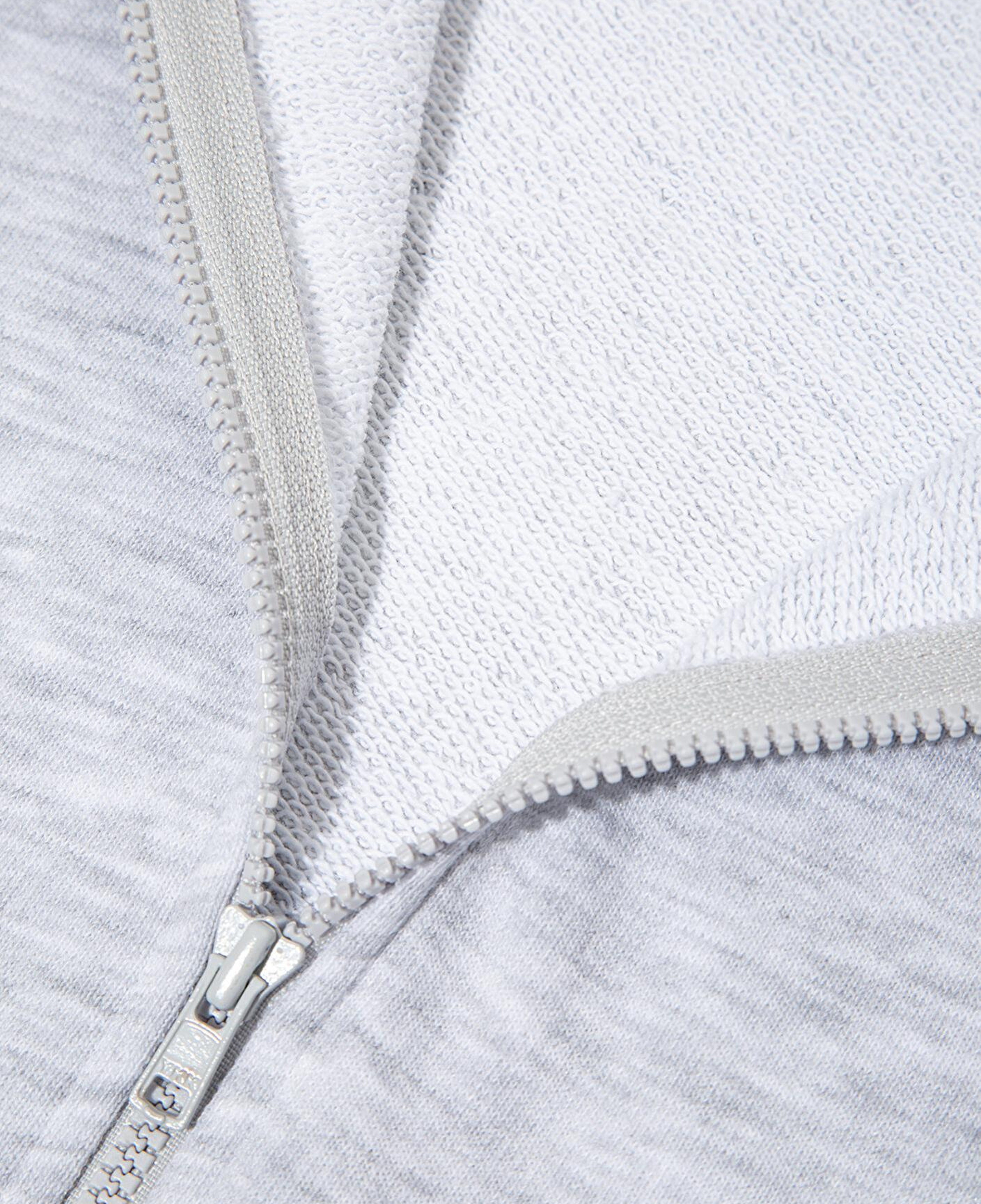 Mavi Baskılı Kapüşonlu Gri Sweatshirt 6S10182-88467