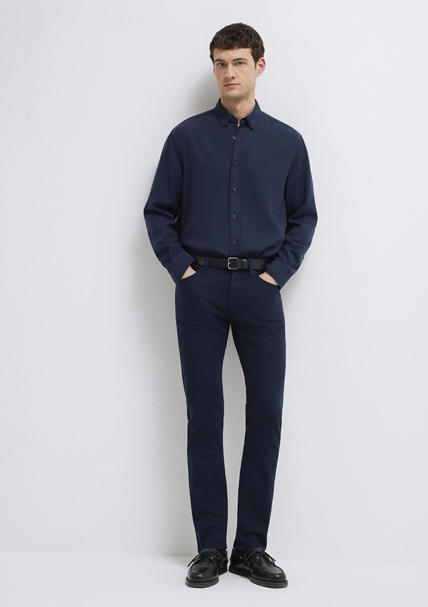 Mavi Jake Lacivert Gabardin Pantolon 0042290682