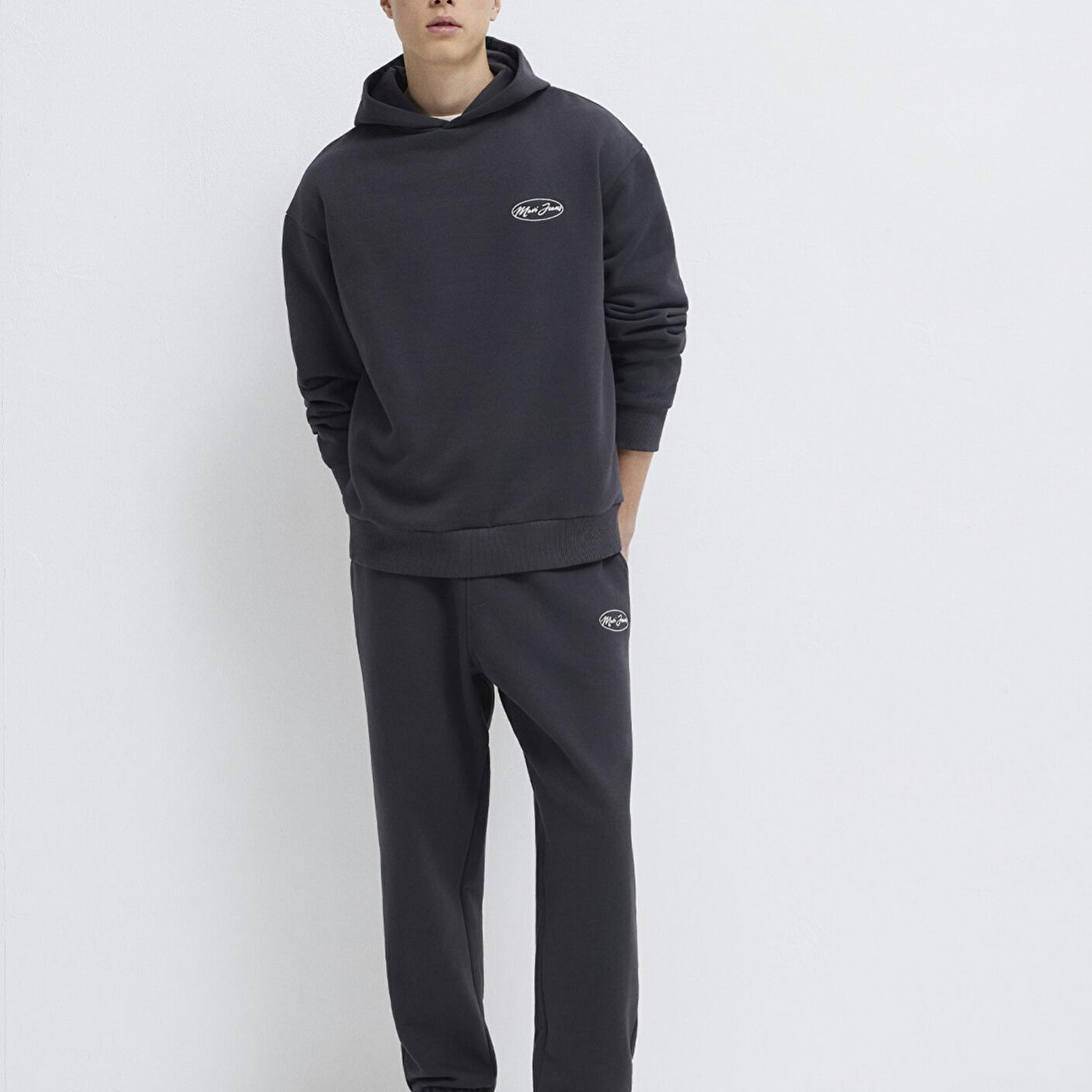 Mavi Mavi Jeans Nakışlı Antrasit Eşofman Altı 0010568-70087