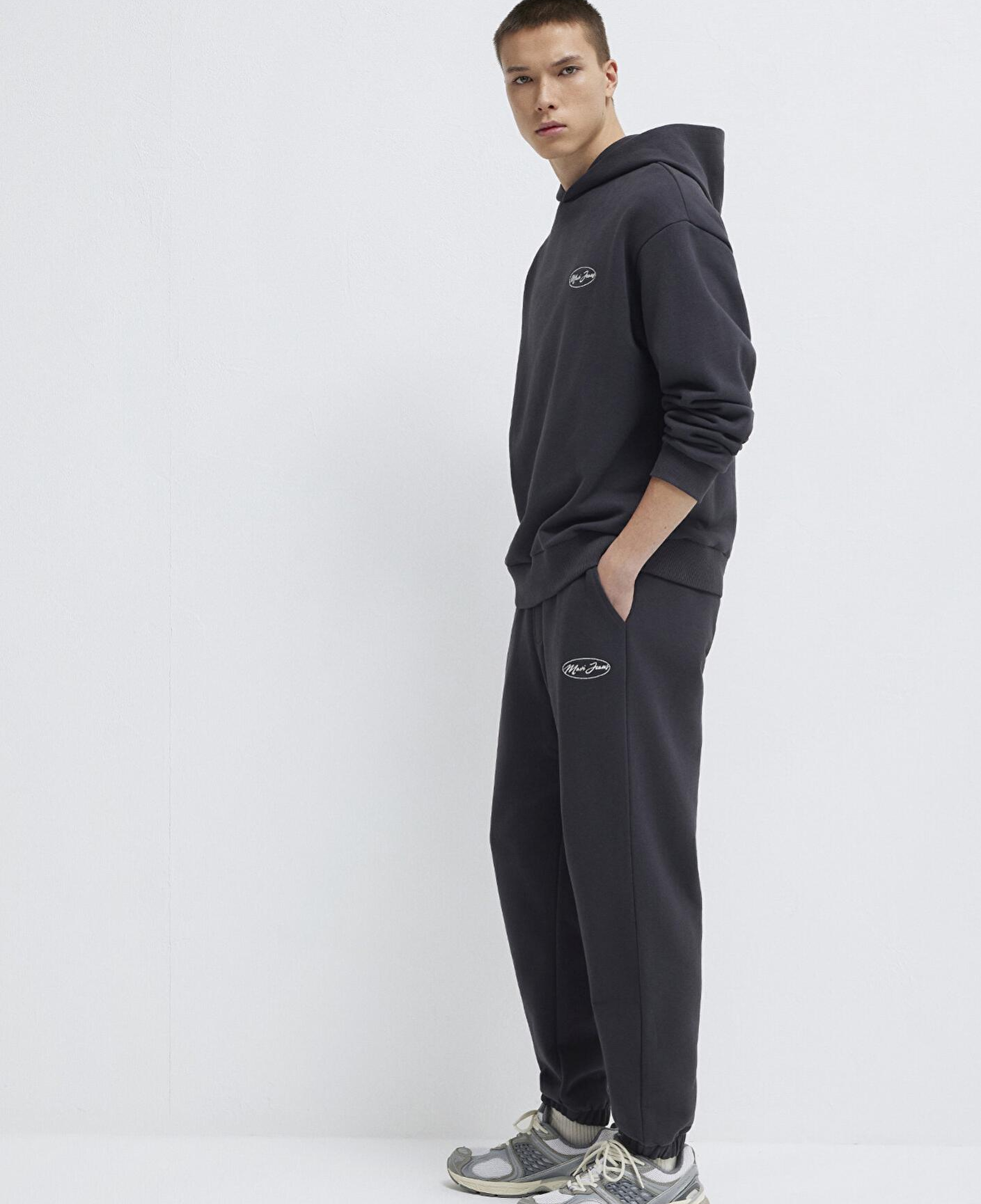 Mavi Mavi Jeans Nakışlı Antrasit Eşofman Altı 0010568-70087