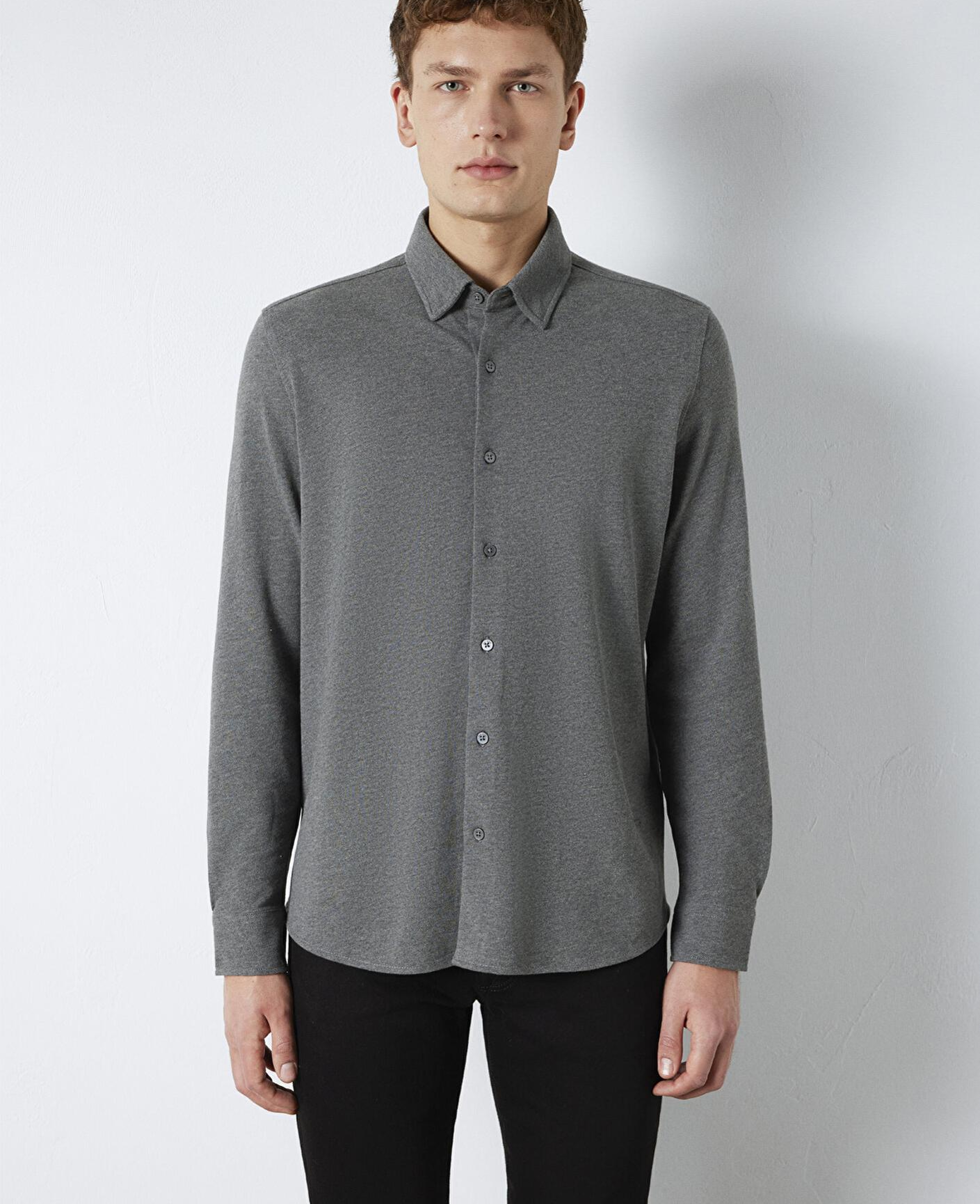 Mavi Mavi Black Antrasit Gömlek Regular Fit / Normal Kesim 0211863-80024