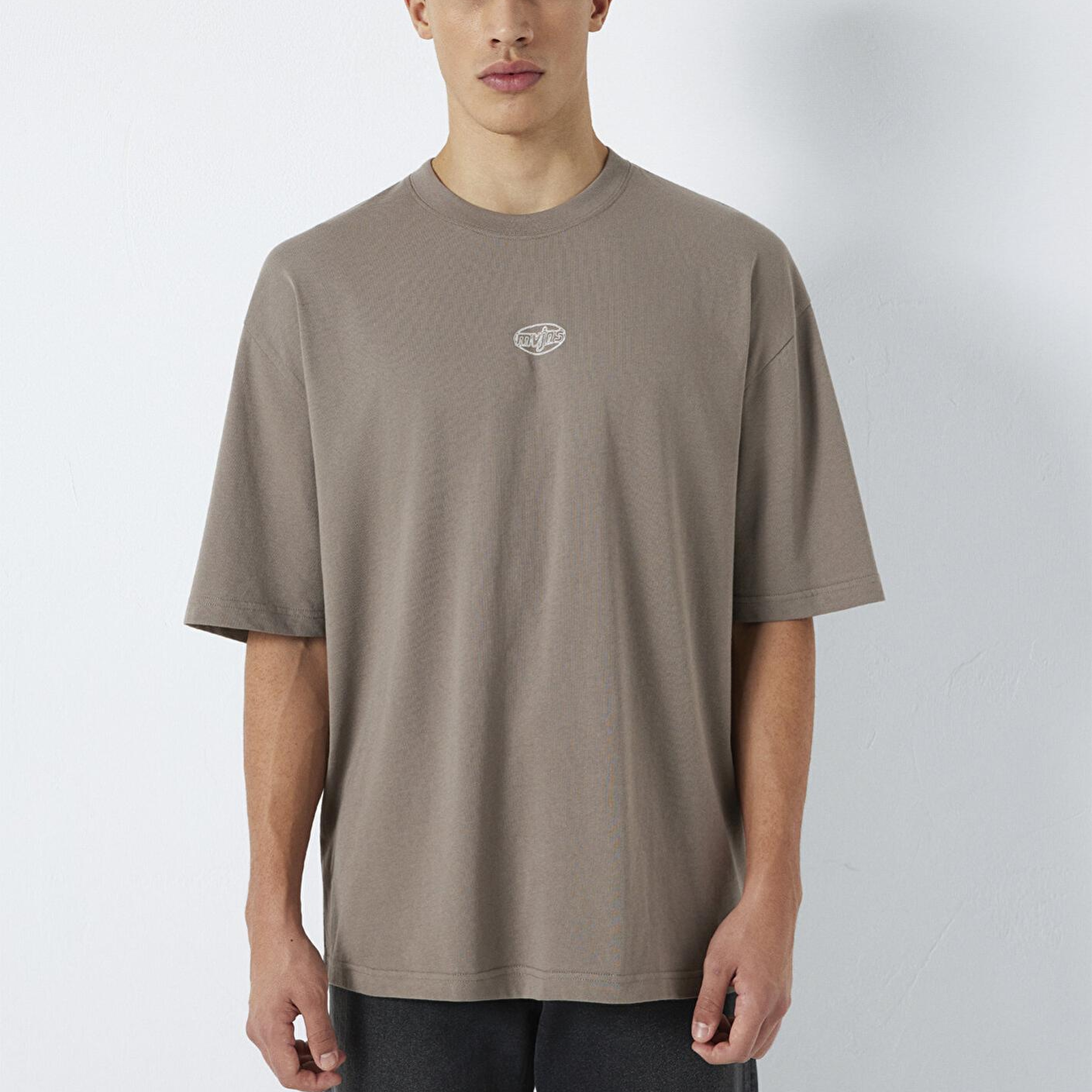 Mavi MVJNS Baskılı Kahverengi Tişört Oversize / Geniş Kesim 0613215-87875