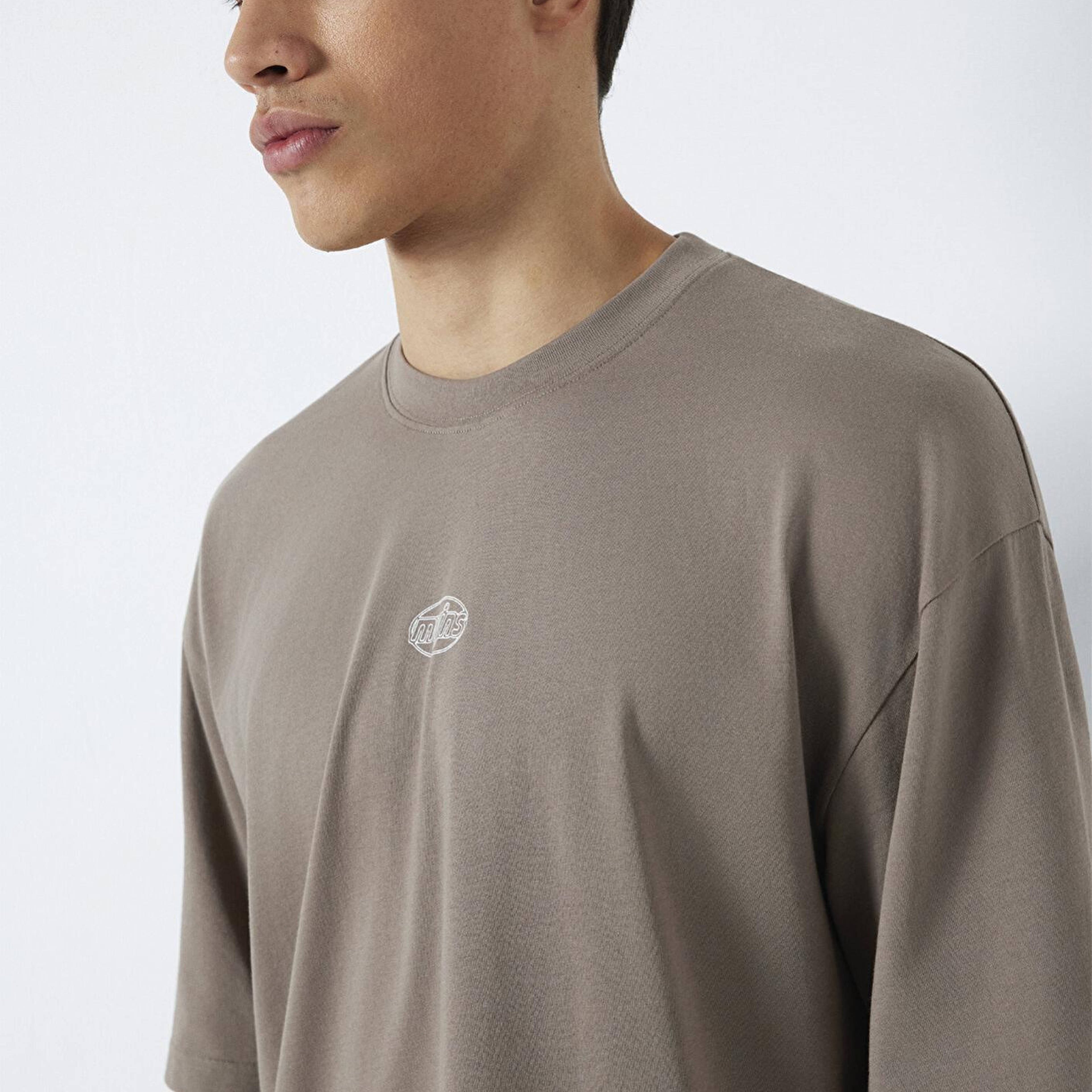 Mavi MVJNS Baskılı Kahverengi Tişört Oversize / Geniş Kesim 0613215-87875