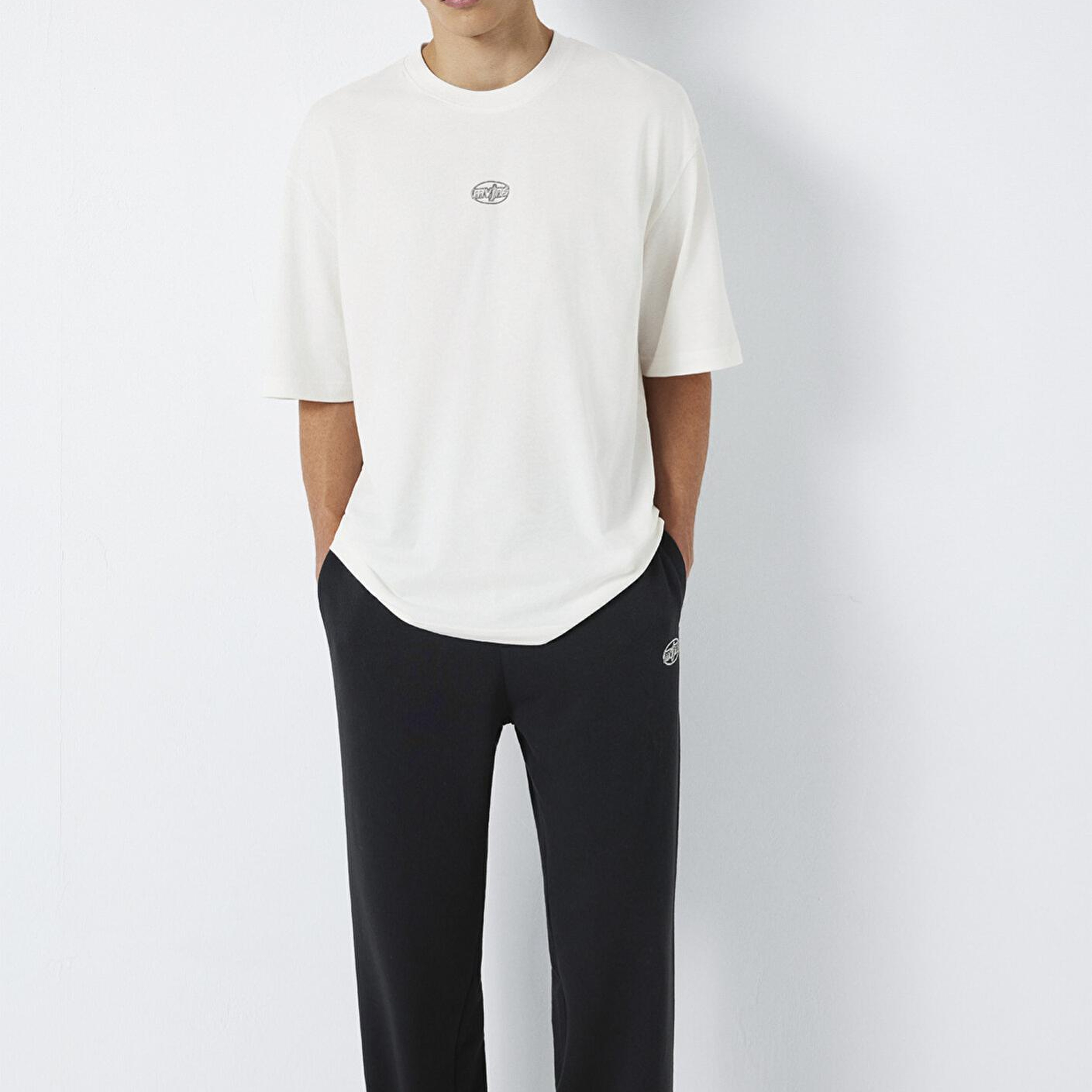 Mavi MVJNS Baskılı Ekru Tişört Oversize / Geniş Kesim 0613215-70057