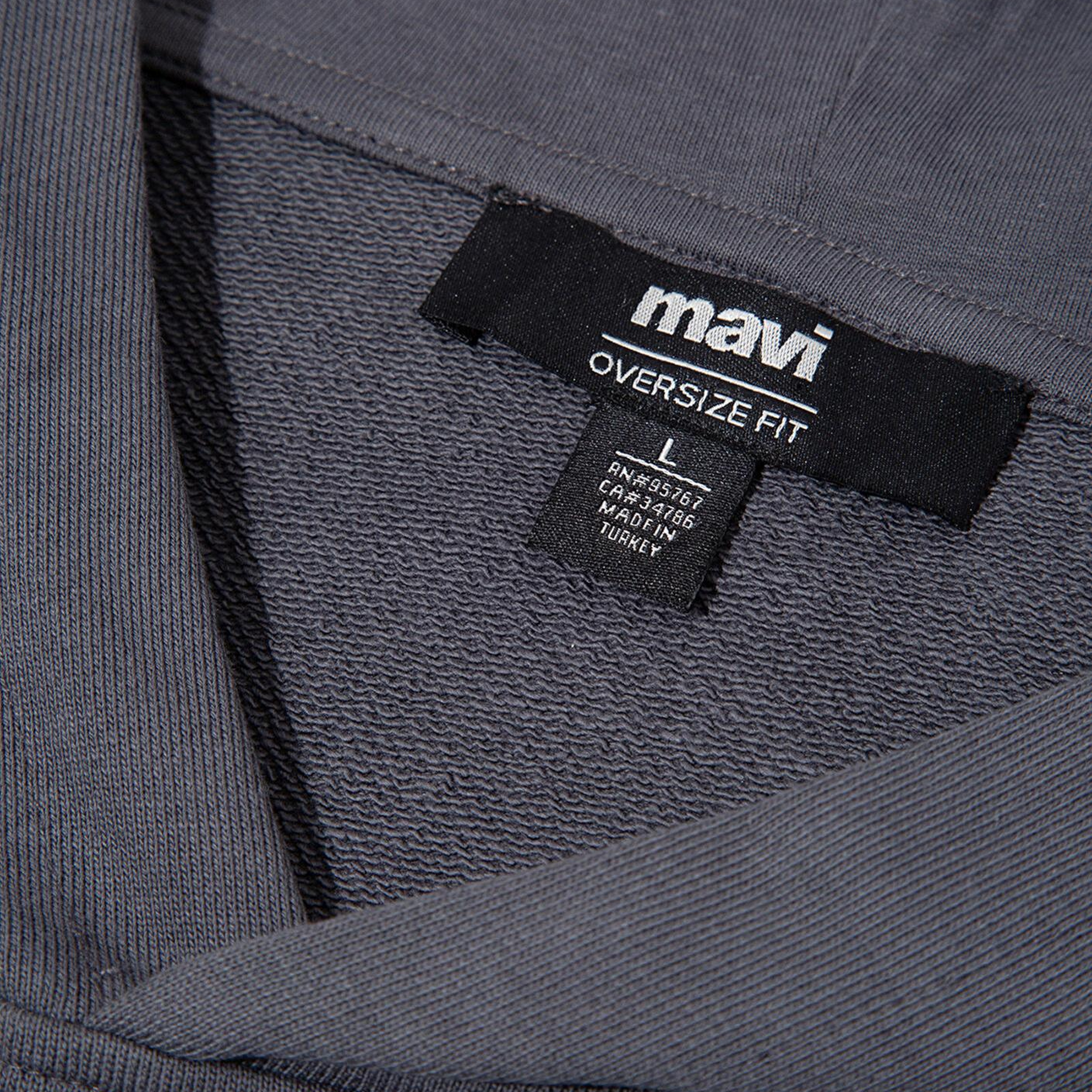Mavi Kapüşonlu Antrasit Sweatshirt 0S10416-80955