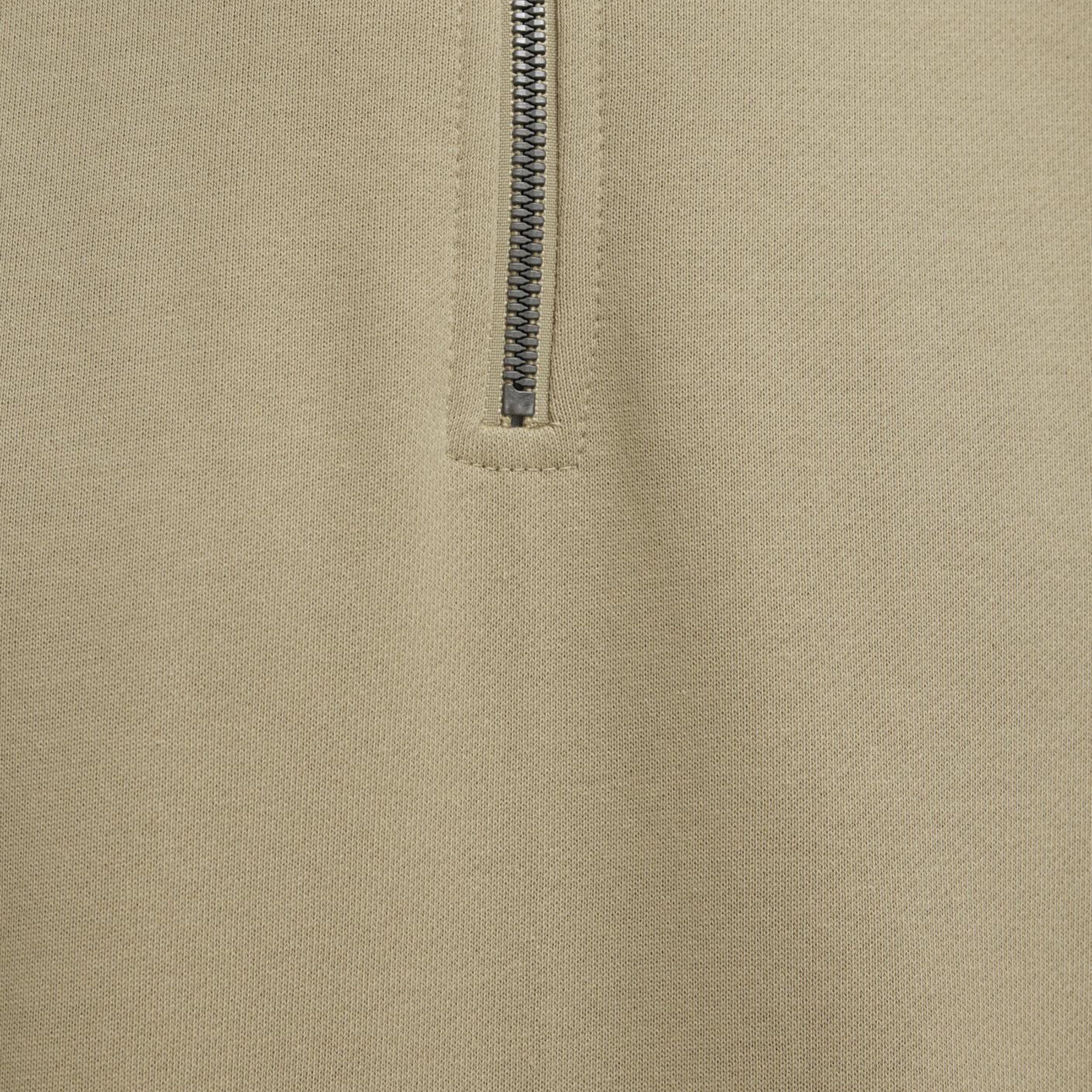 Mavi Yarı Fermuarlı Basic Bej Sweatshirt 0S10419-70204