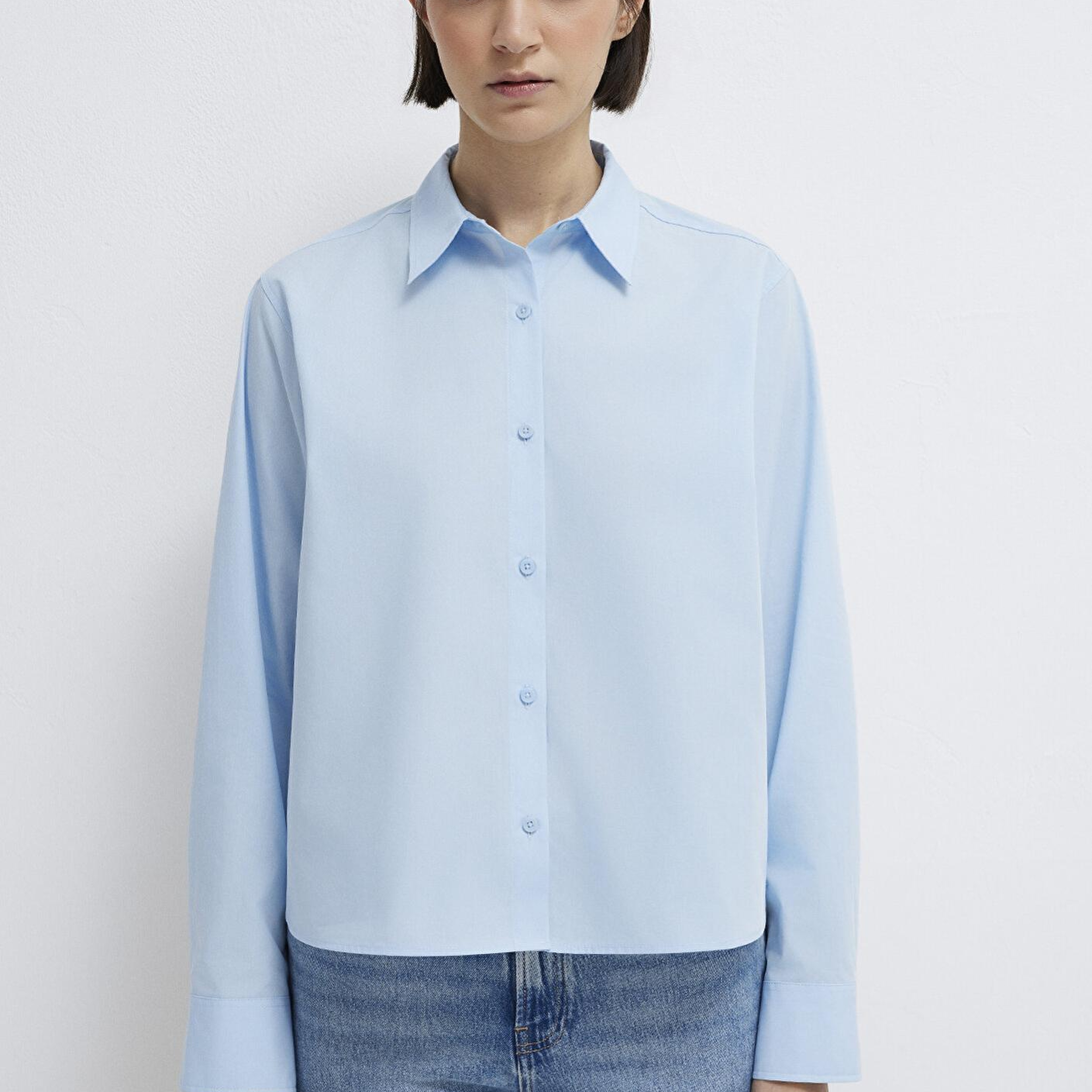 Mavi Mavi Gömlek Loose Fit / Bol Rahat Kesim 1211433-90160