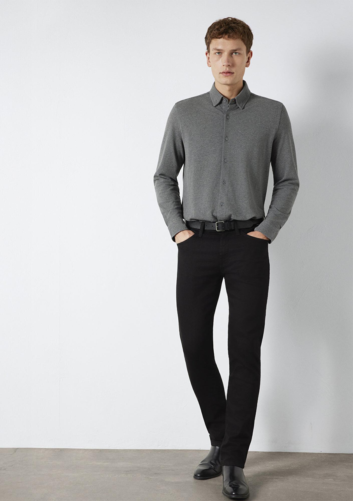 Mavi Mavi Black Antrasit Gömlek Regular Fit / Normal Kesim 0211863-80024