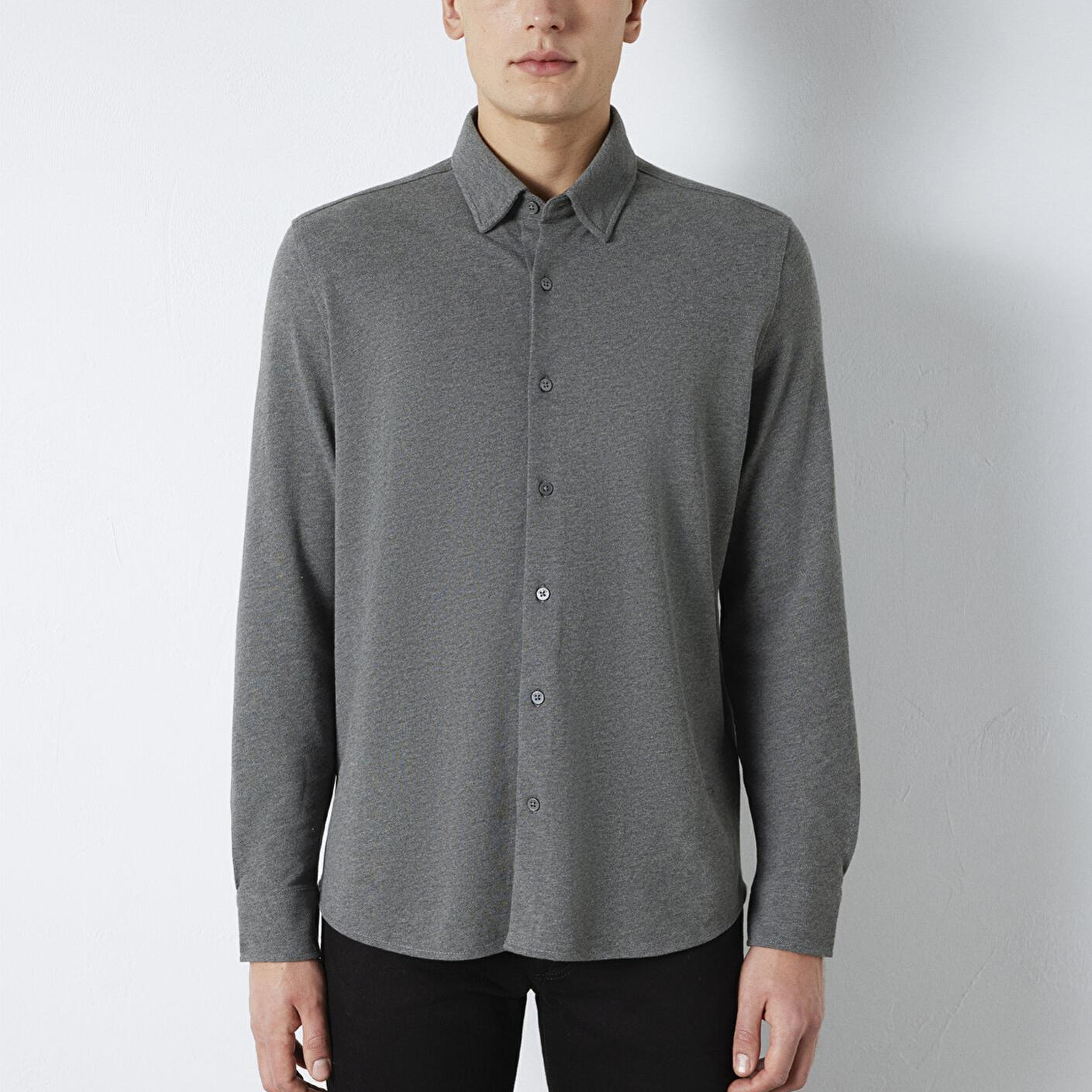 Mavi Mavi Black Antrasit Gömlek Regular Fit / Normal Kesim 0211863-80024