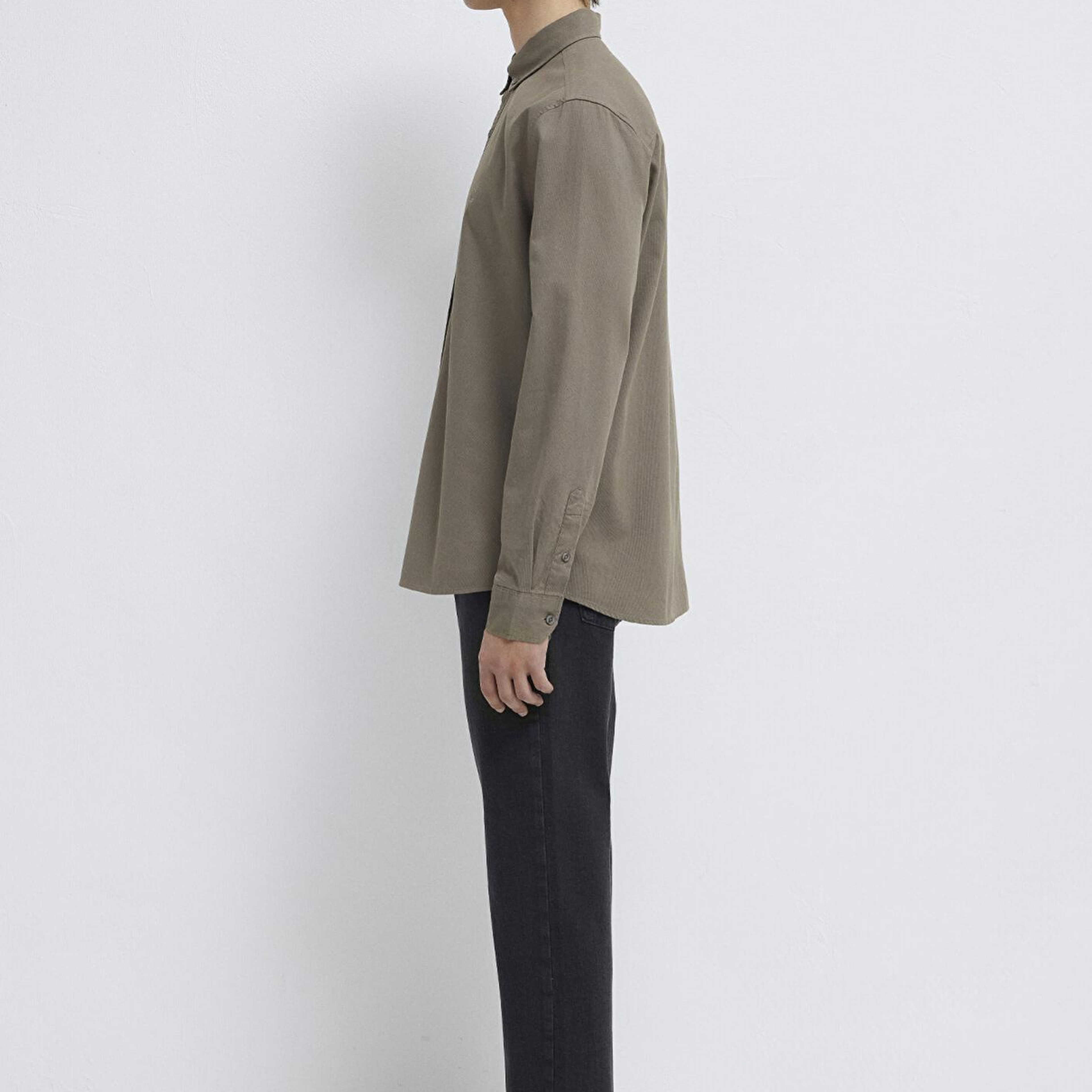 Mavi M Logo Nakışlı Kahverengi Gömlek Slim Fit / Dar Kesim 0211192-83866