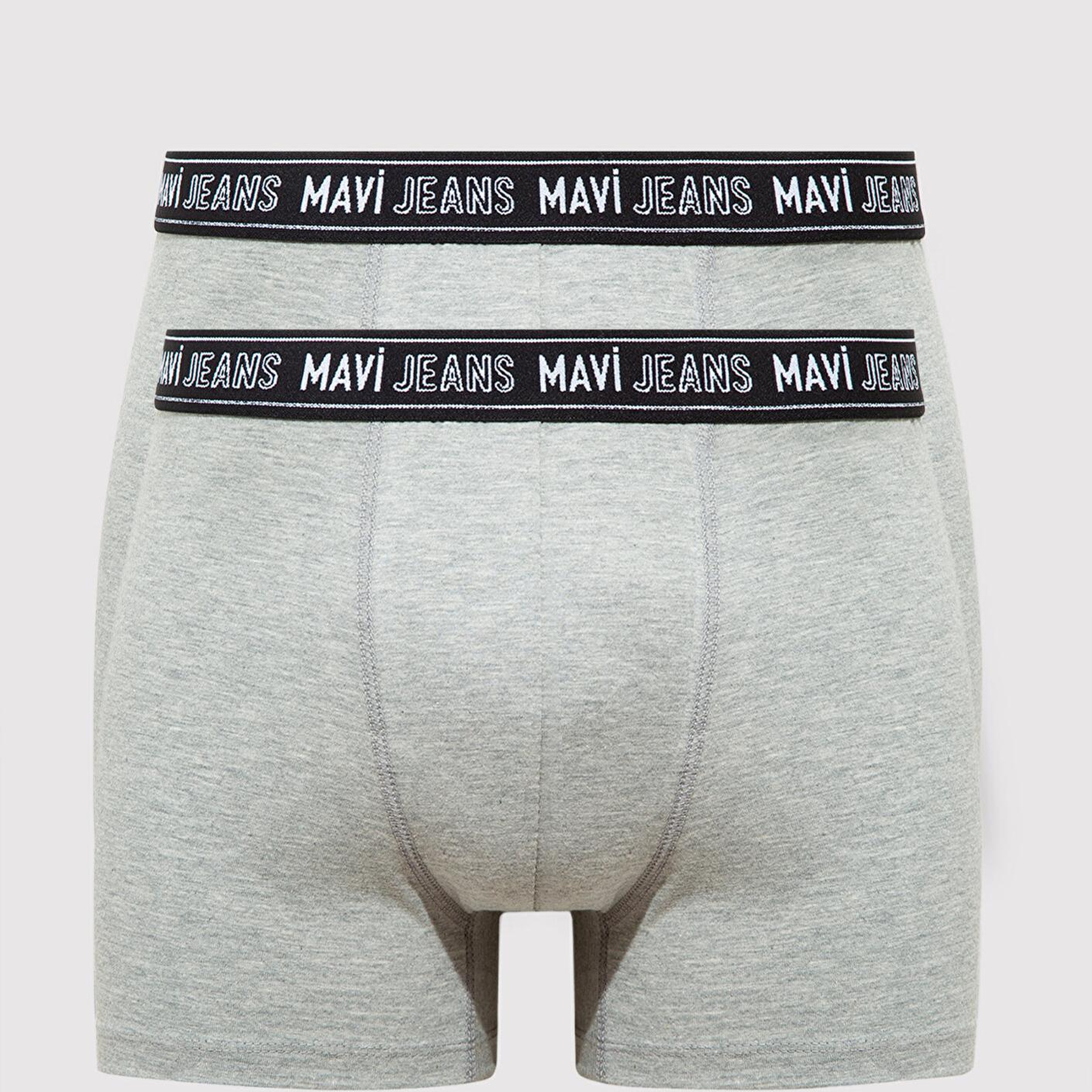 Mavi 7li Siyah Basic Boxer 0912288-900