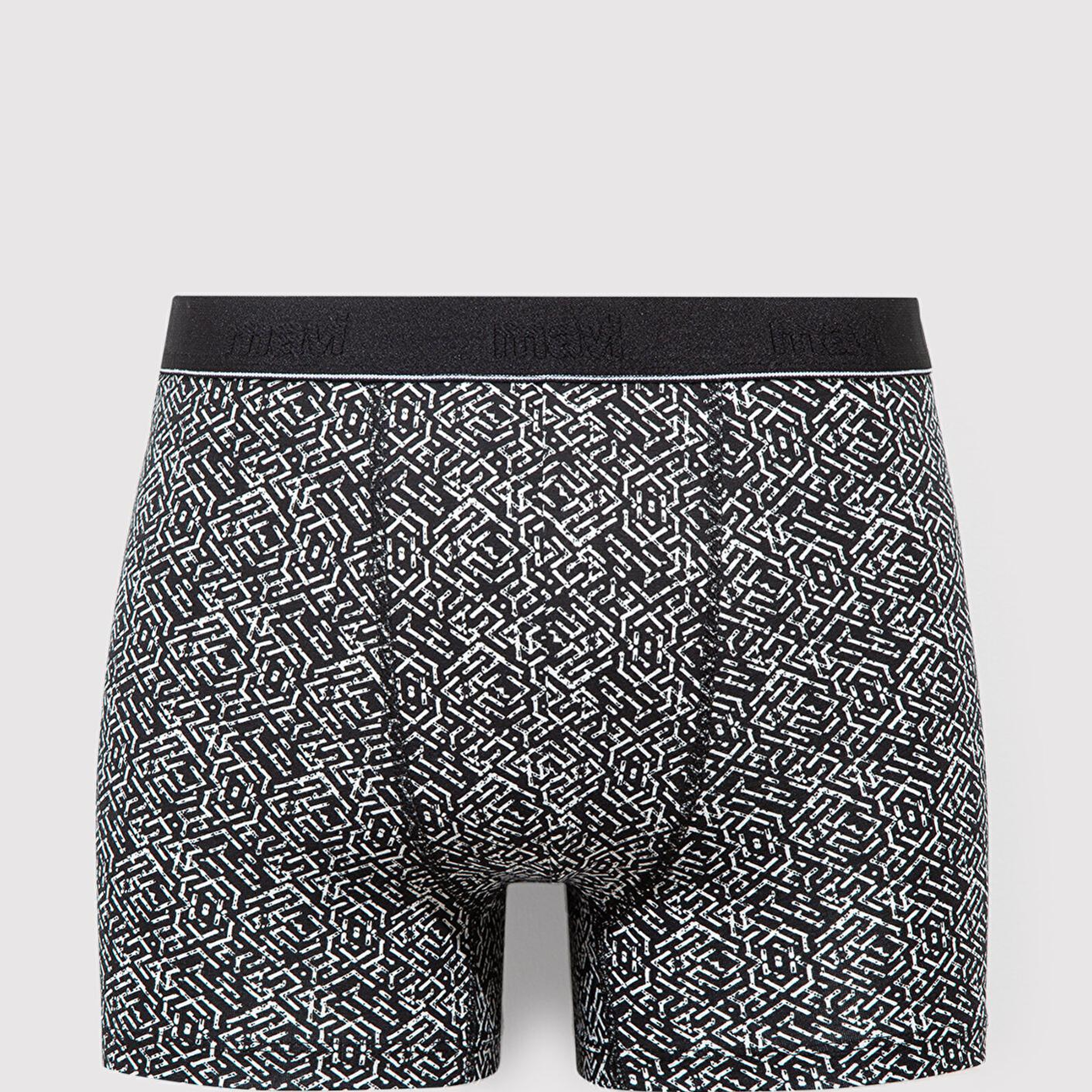 Mavi 5li Siyah Boxer 0912284-900