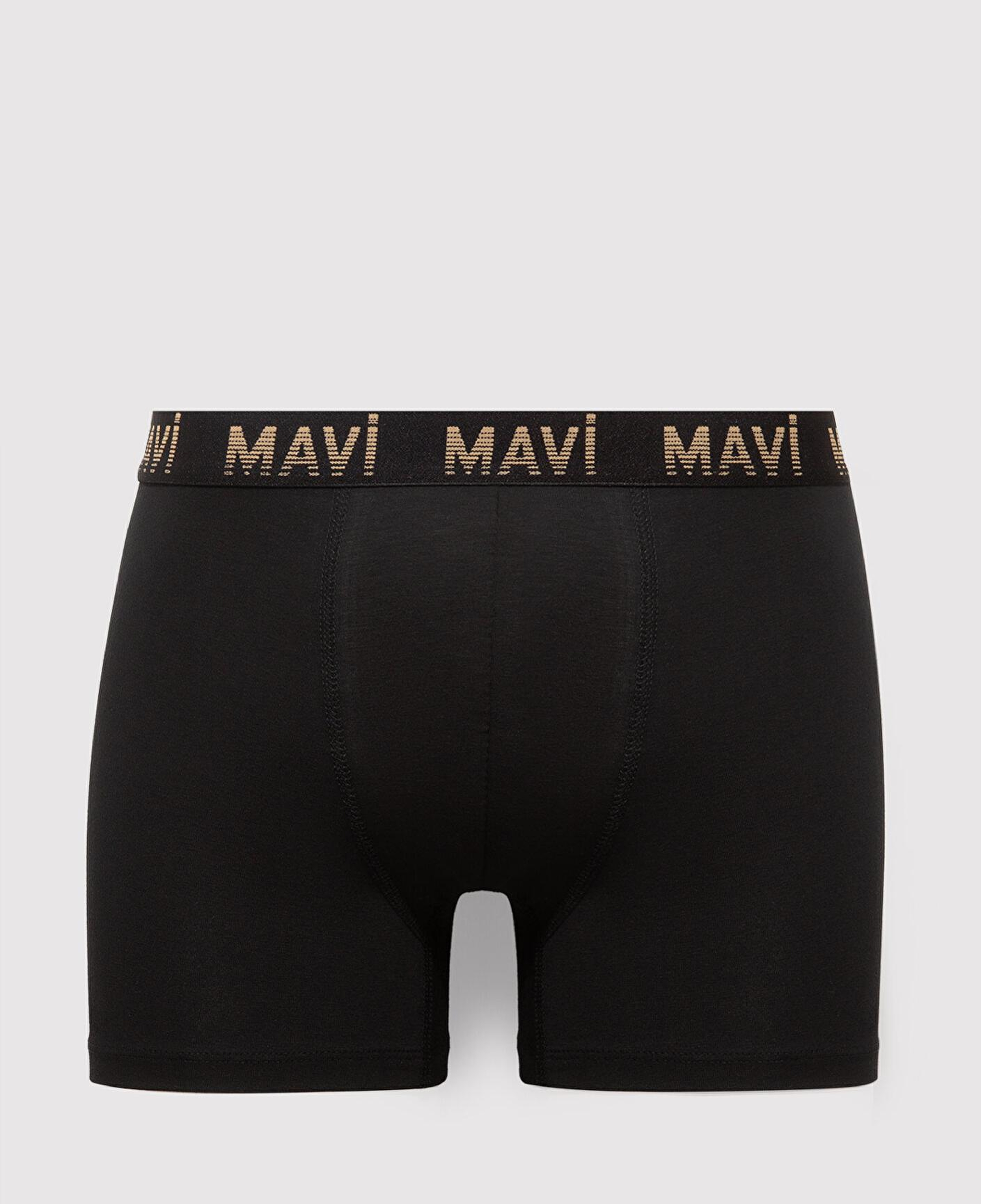 Mavi 7li Siyah Basic Boxer 0912287-900