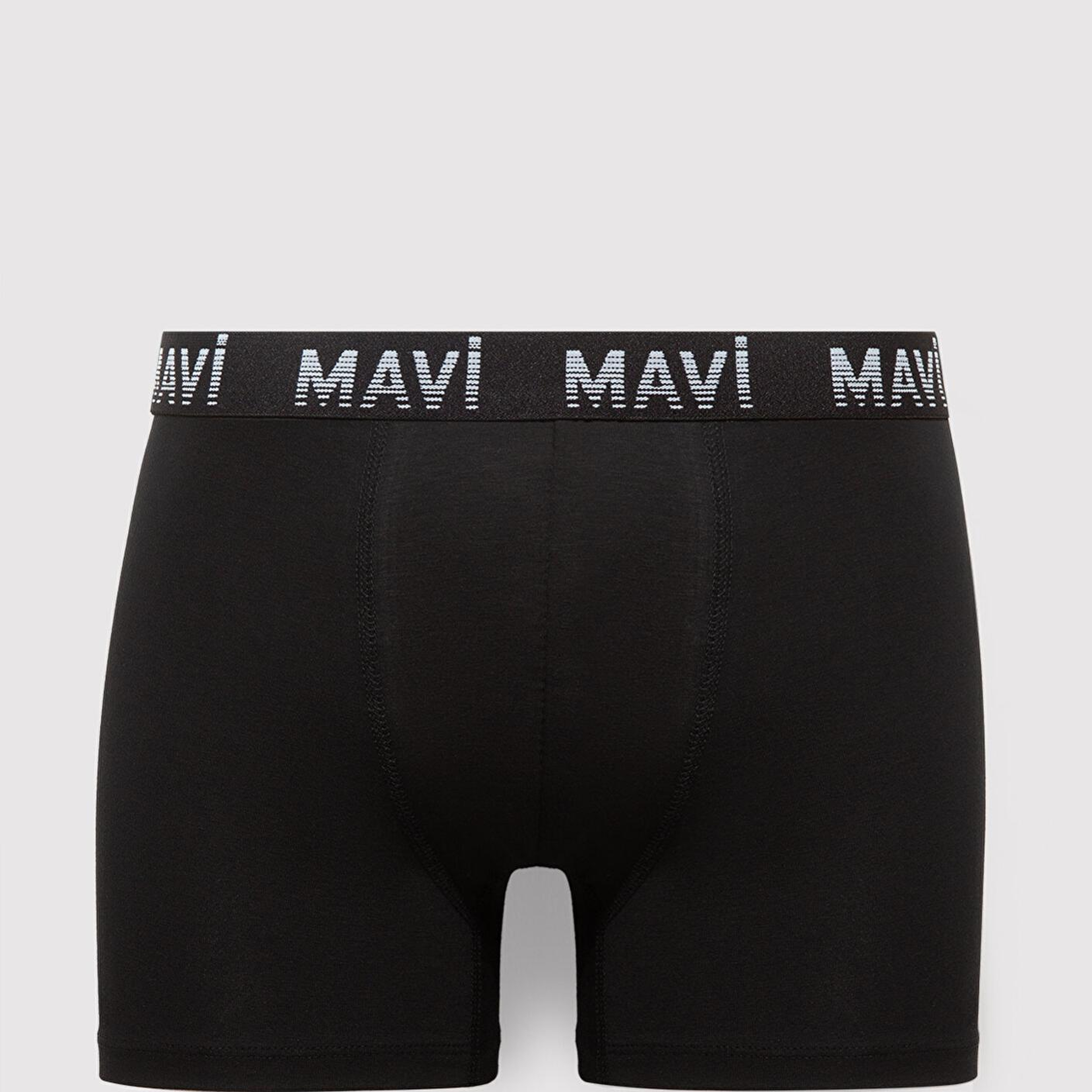 Mavi 7li Siyah Basic Boxer 0912287-900