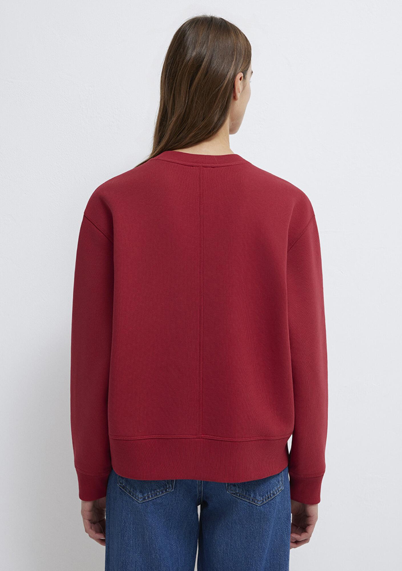 Mavi Mavi Denim Baskılı Kırmızı Sweatshirt 1S10525-70424