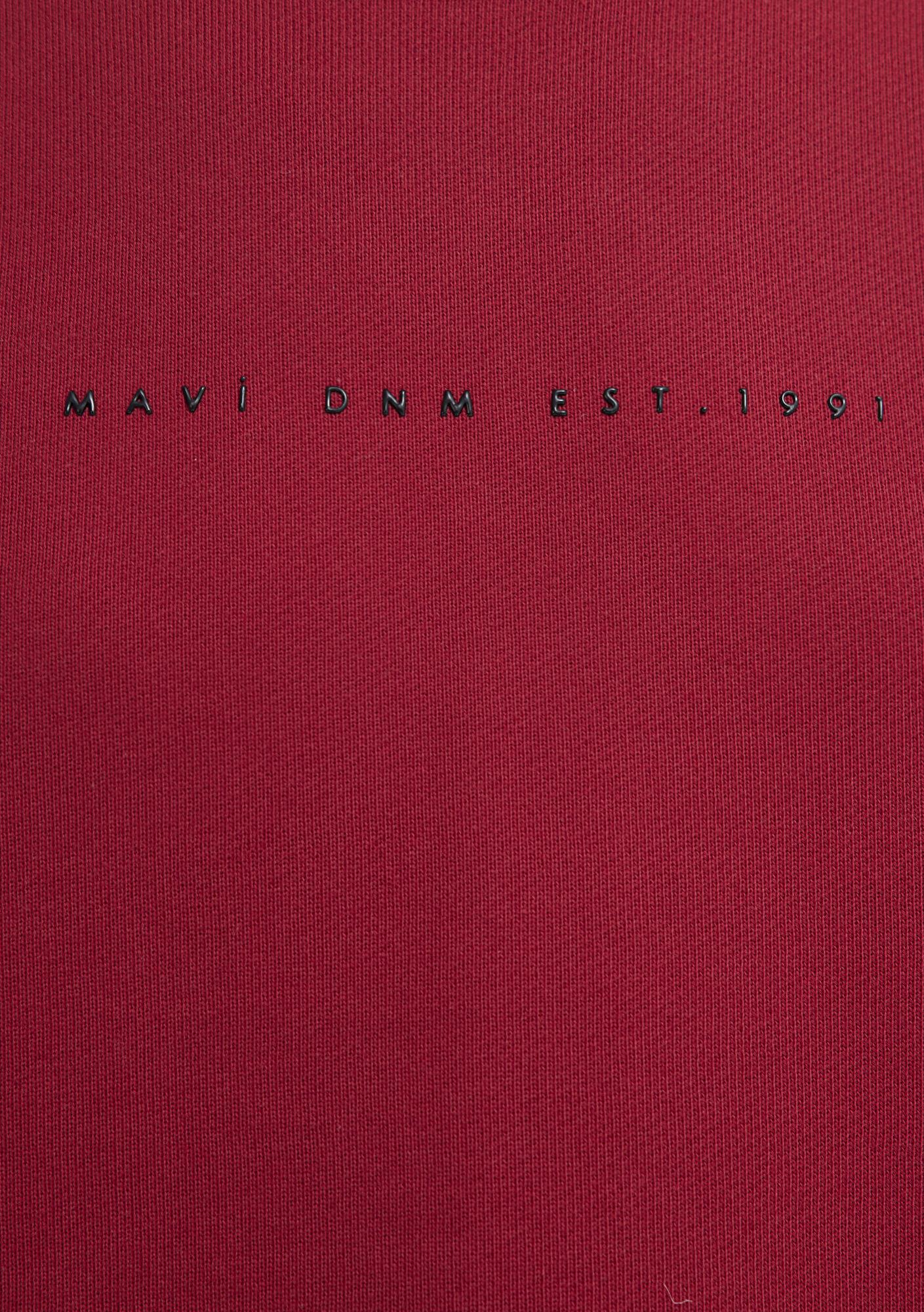 Mavi Mavi Denim Baskılı Kırmızı Sweatshirt 1S10525-70424