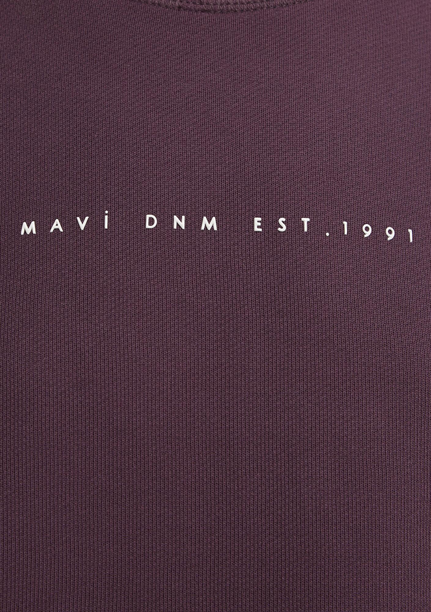 Mavi Mavi Denim Baskılı Mor Sweatshirt 1S10525-70260