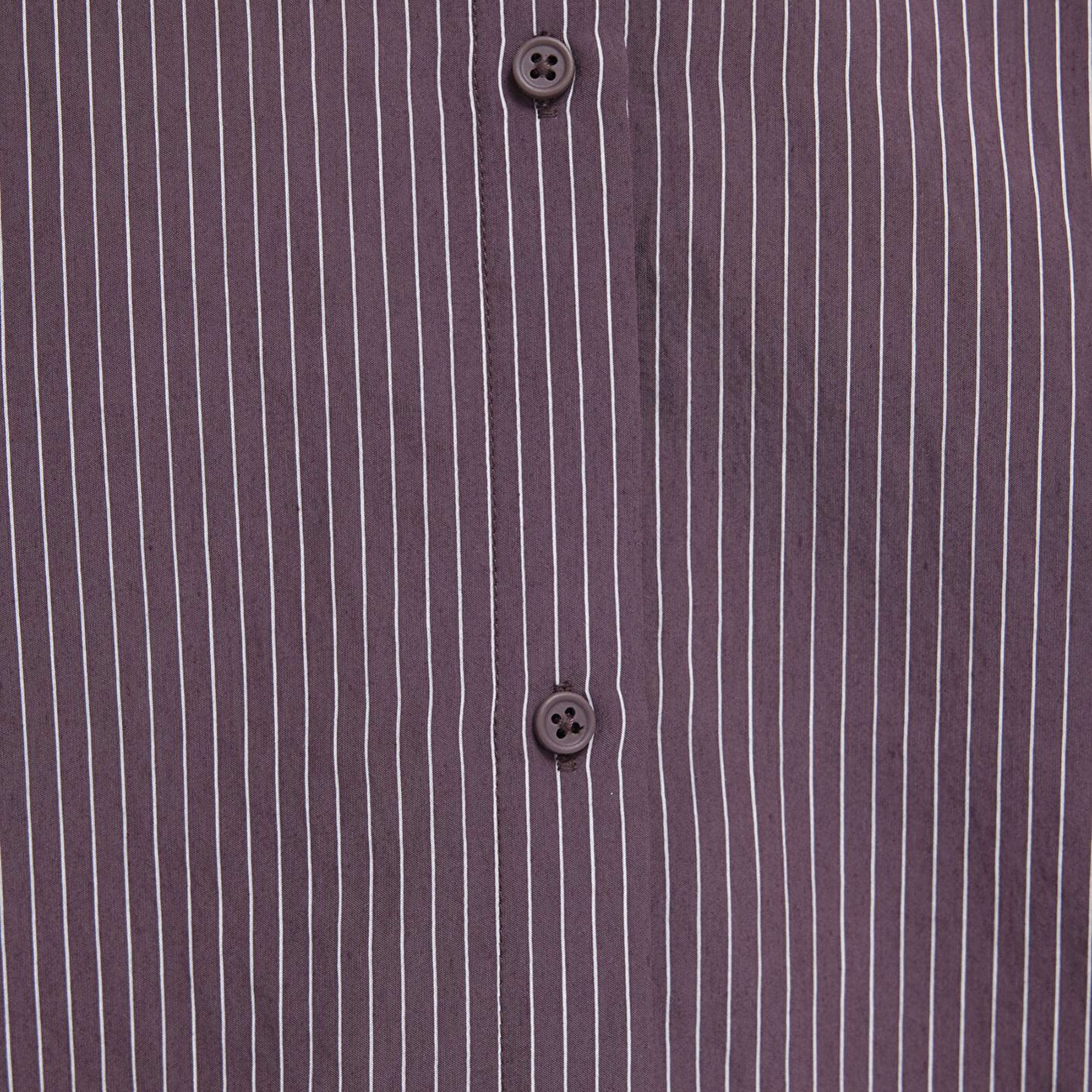 Mavi (TENCEL™) Liyosel Karışımlı Çizgili Gömlek Regular Fit / Normal Kesim 1211374-91569