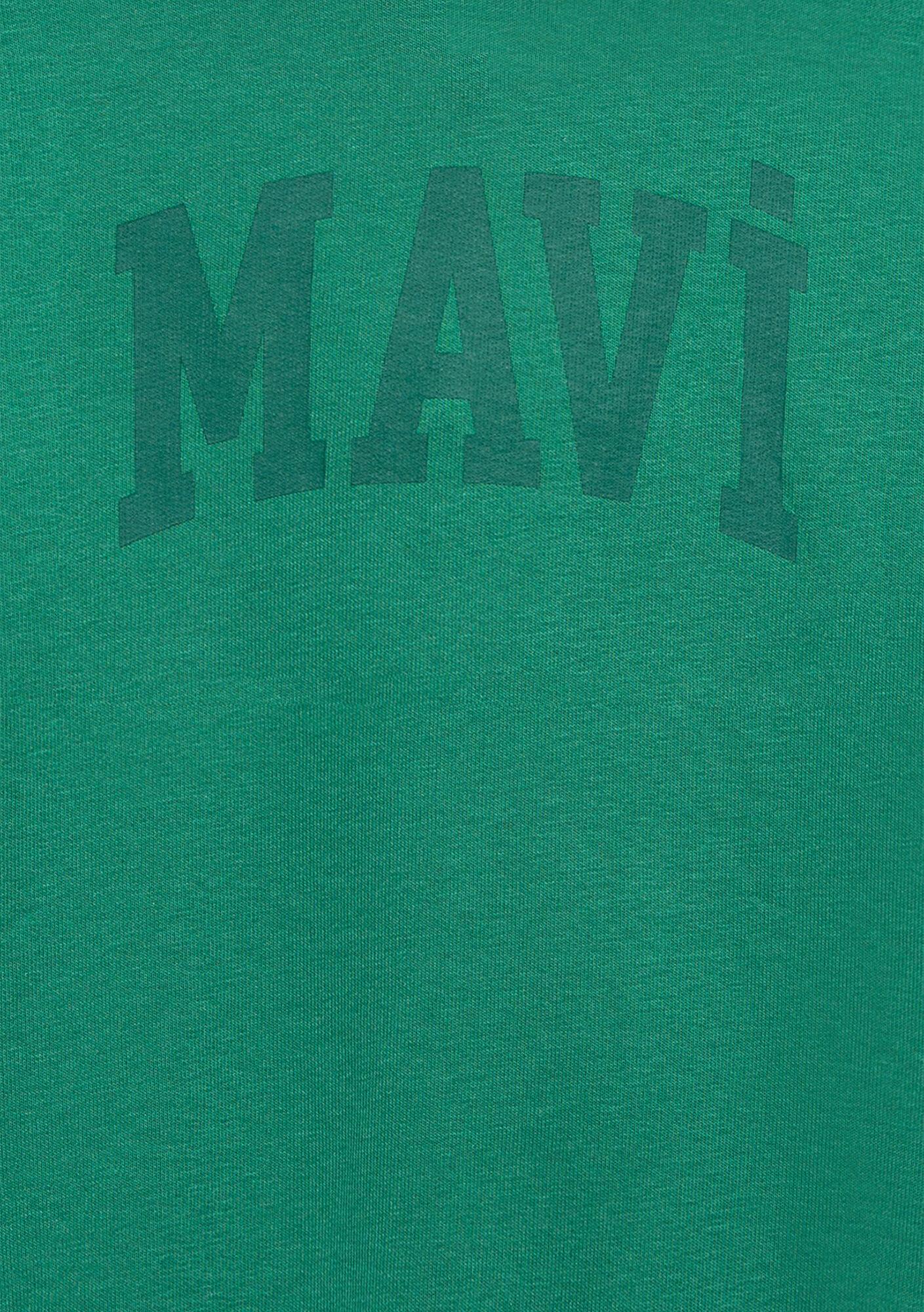Mavi Mavi Logo Baskılı Yeşil Sweatshirt 6S10143-71697