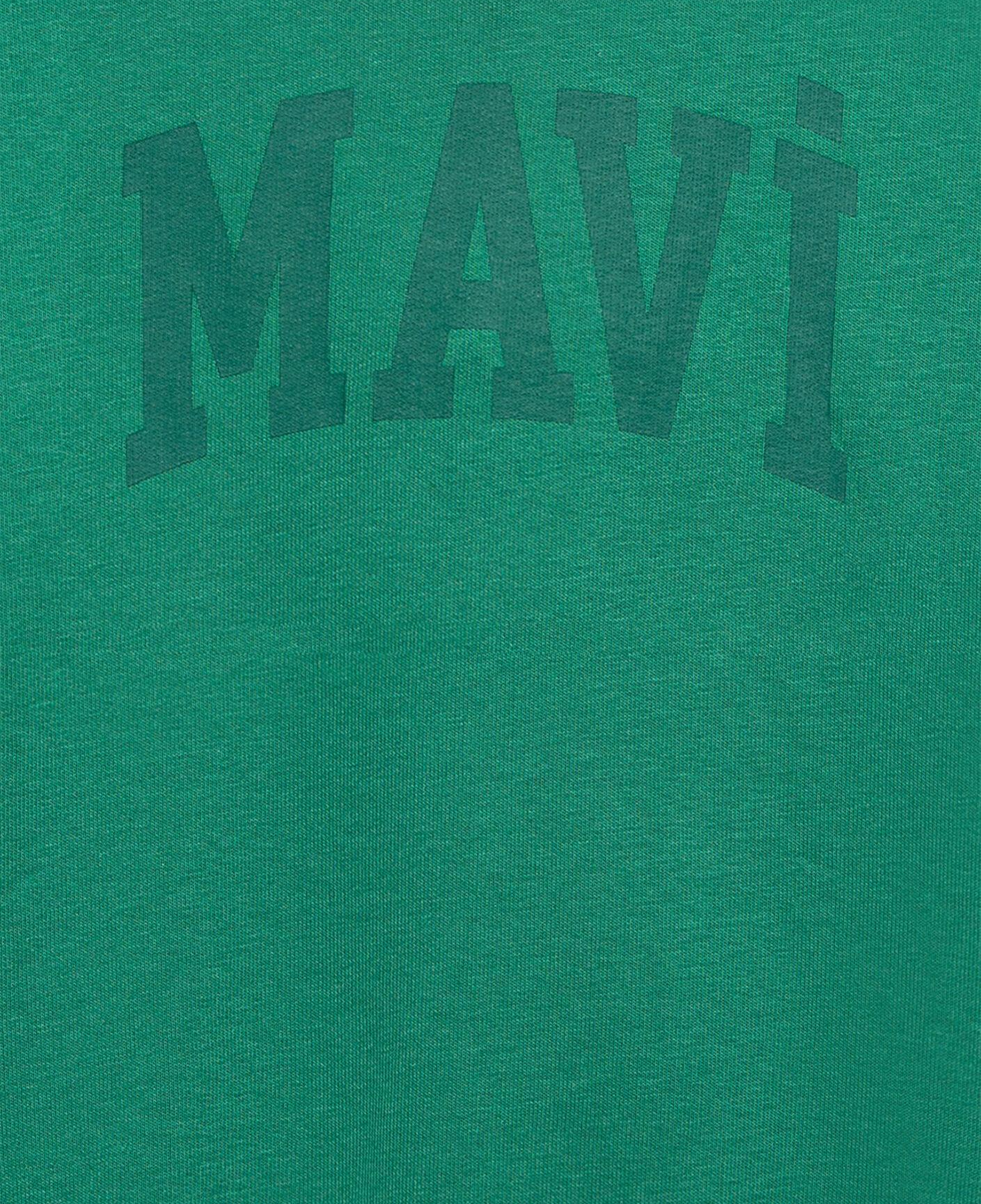 Mavi Mavi Logo Baskılı Yeşil Sweatshirt 6S10143-71697