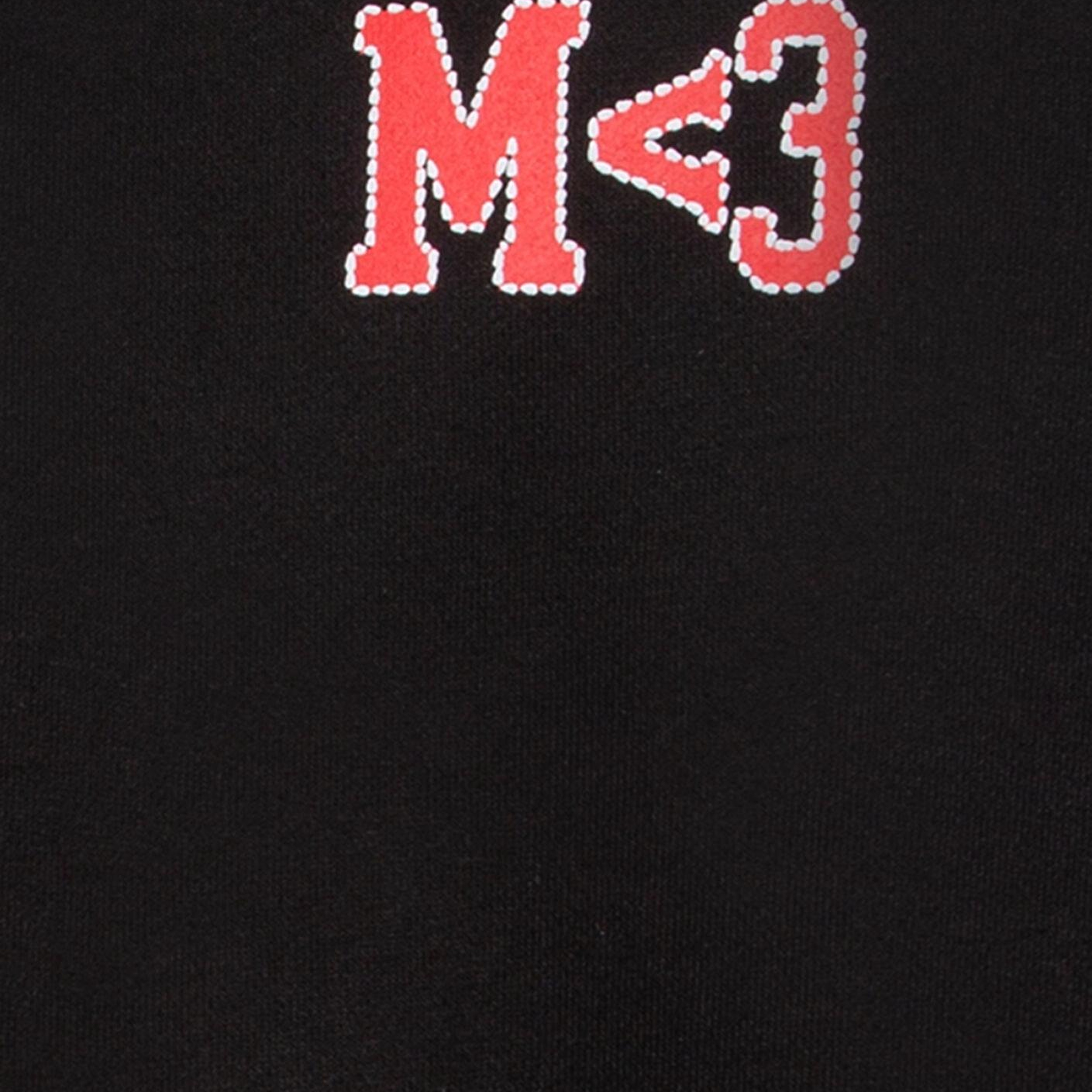 Mavi M Kalp İşlemeli Polo Yaka Siyah  Sweatshirt 0S10578-900