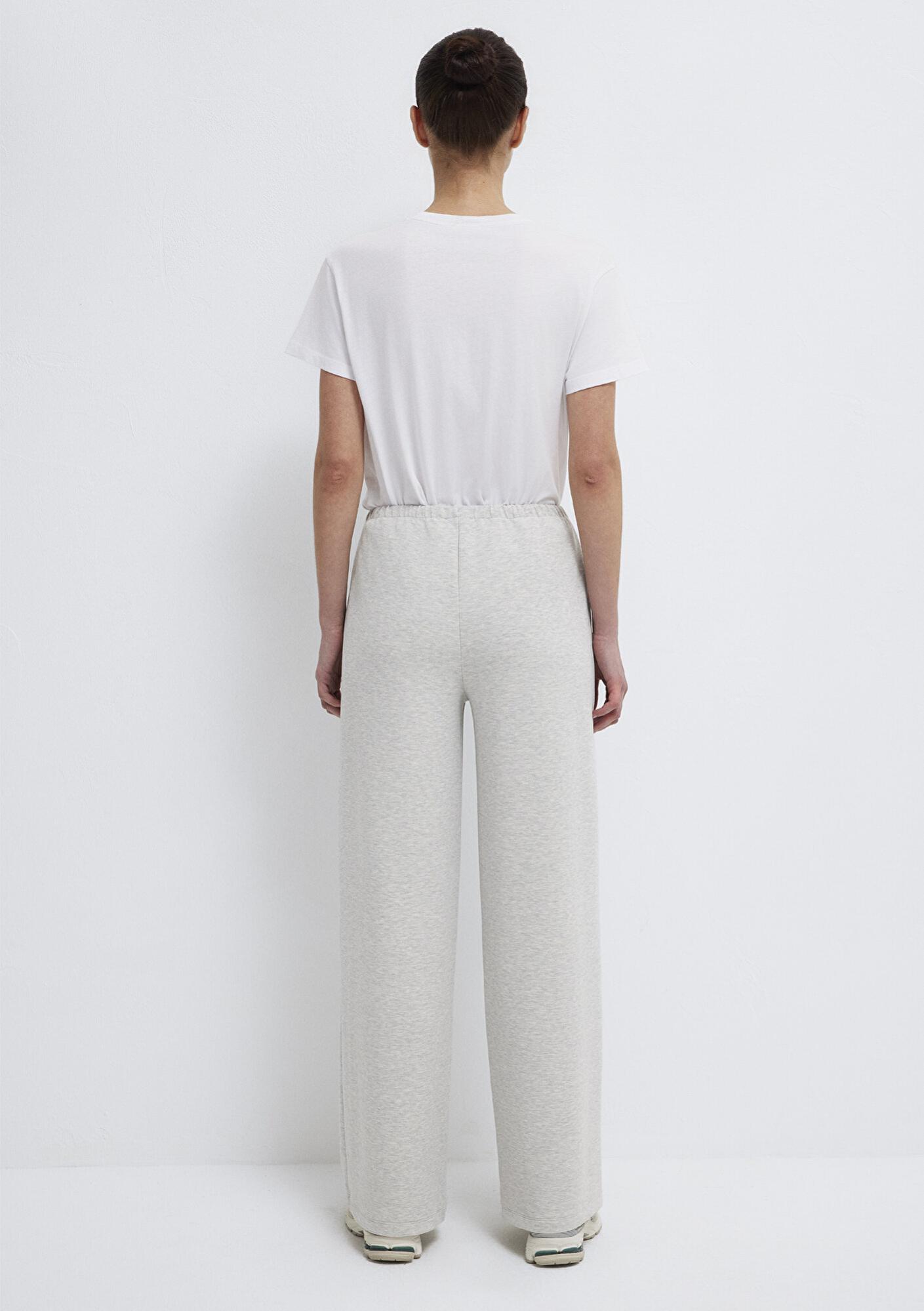 Mavi Geniş Paça Gri Eşofman Altı 1011177-83096