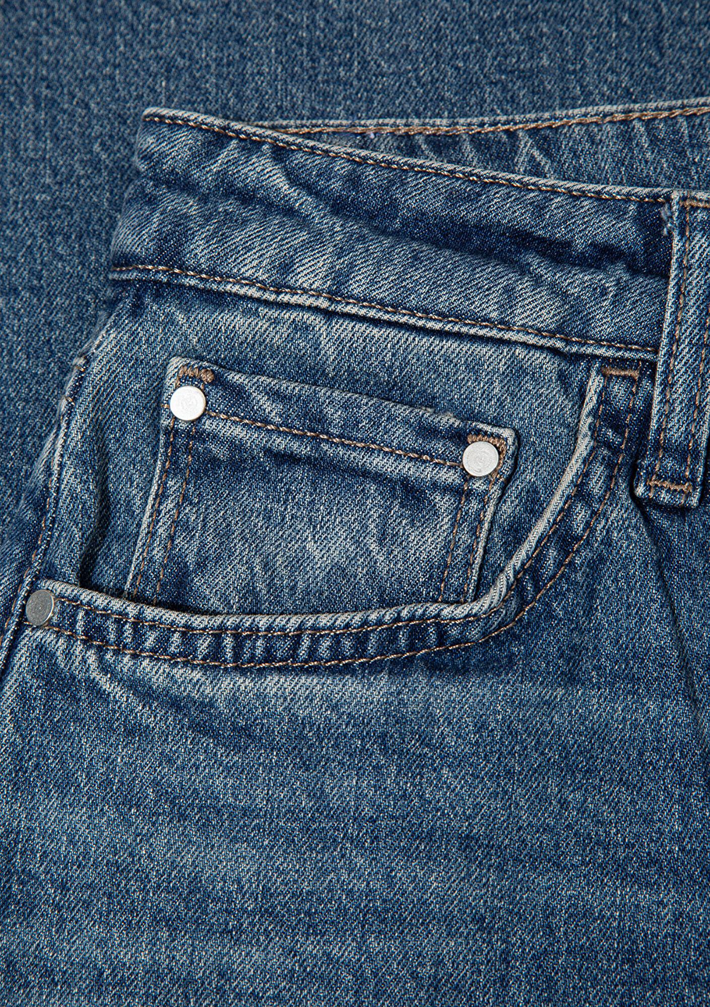 Mavi Leila Premium Blue Gölgeli Koyu Mavi Jean Pantolon 1010600-A1572