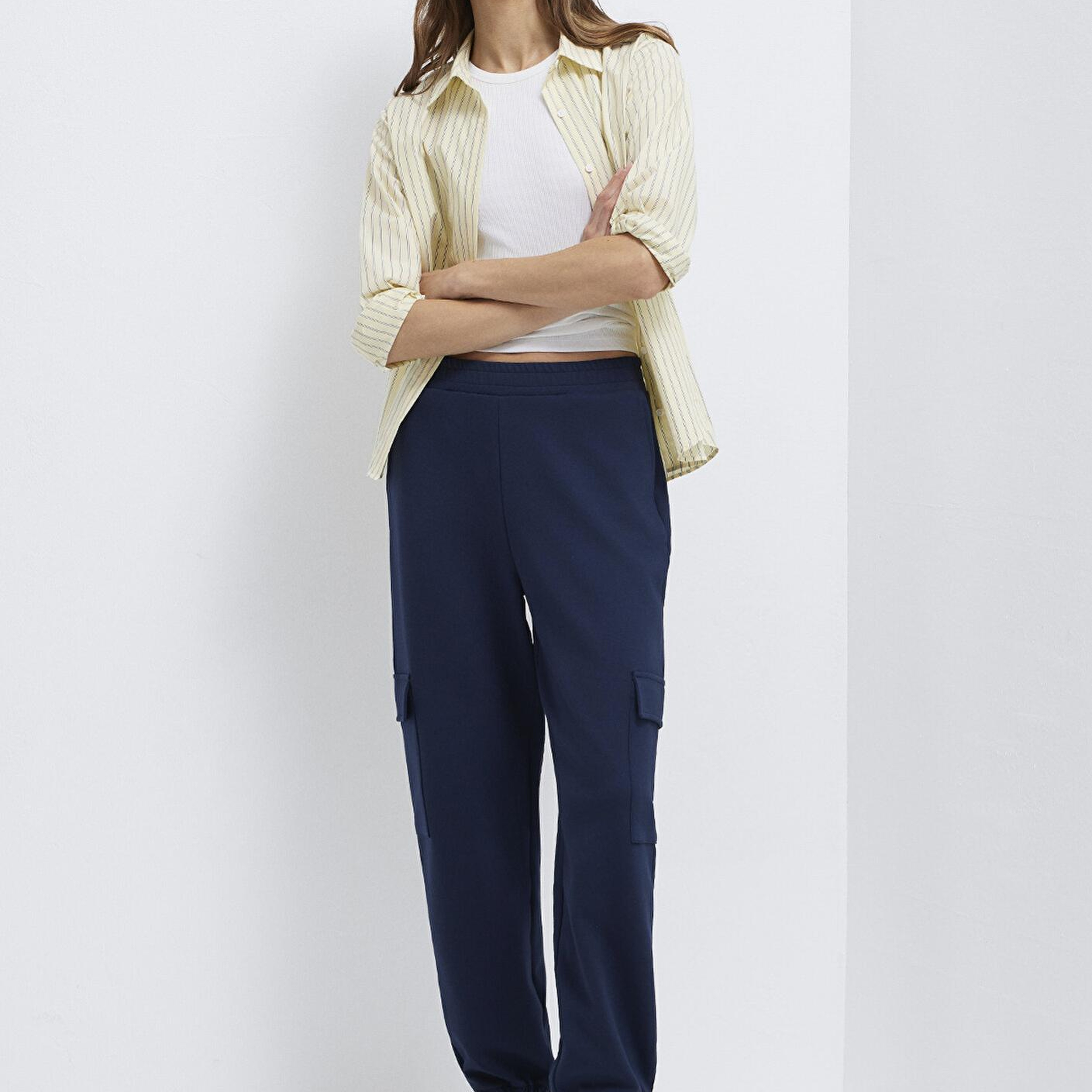 Mavi Lacivert Kargo Eşofman Altı 1011176-70497