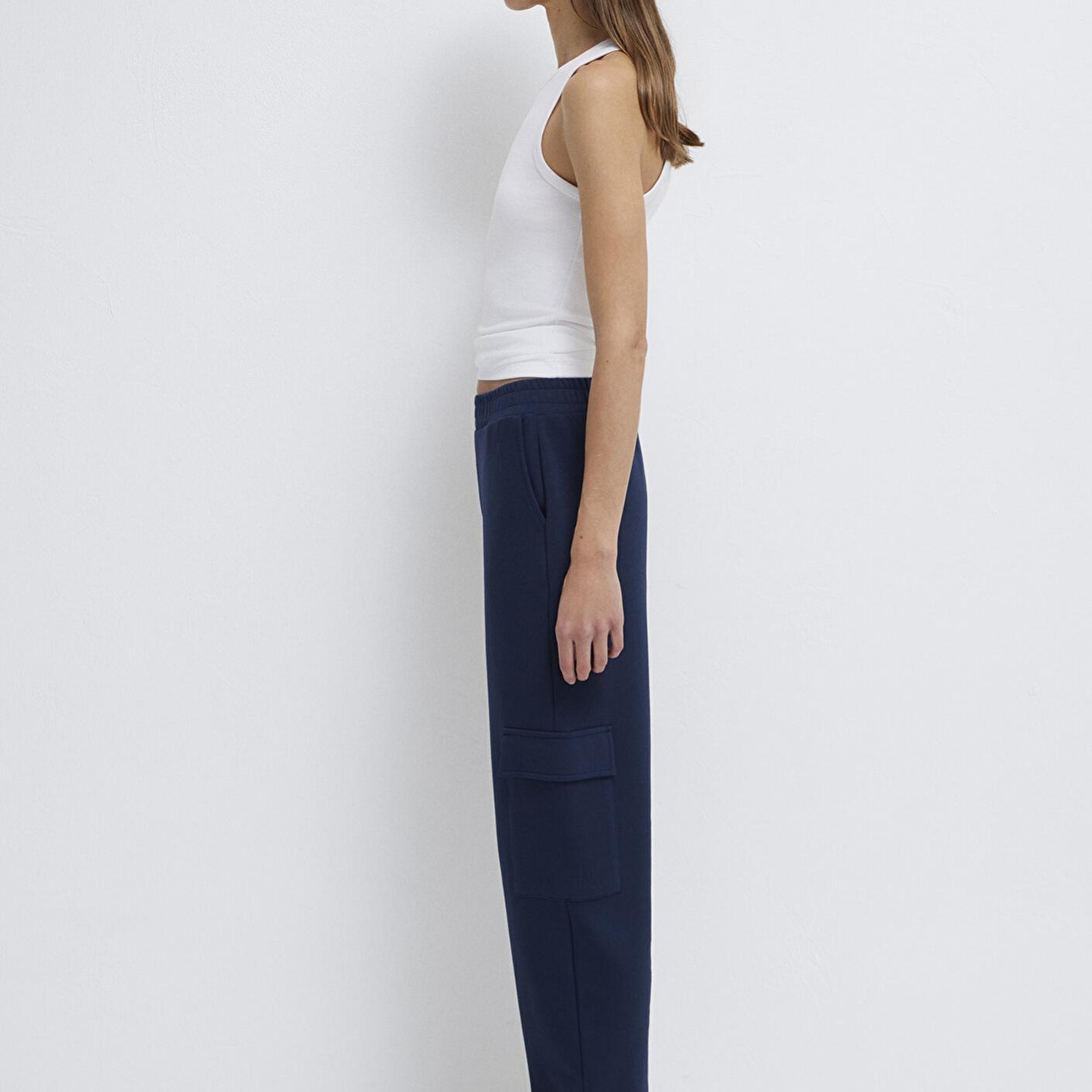 Mavi Lacivert Kargo Eşofman Altı 1011176-70497