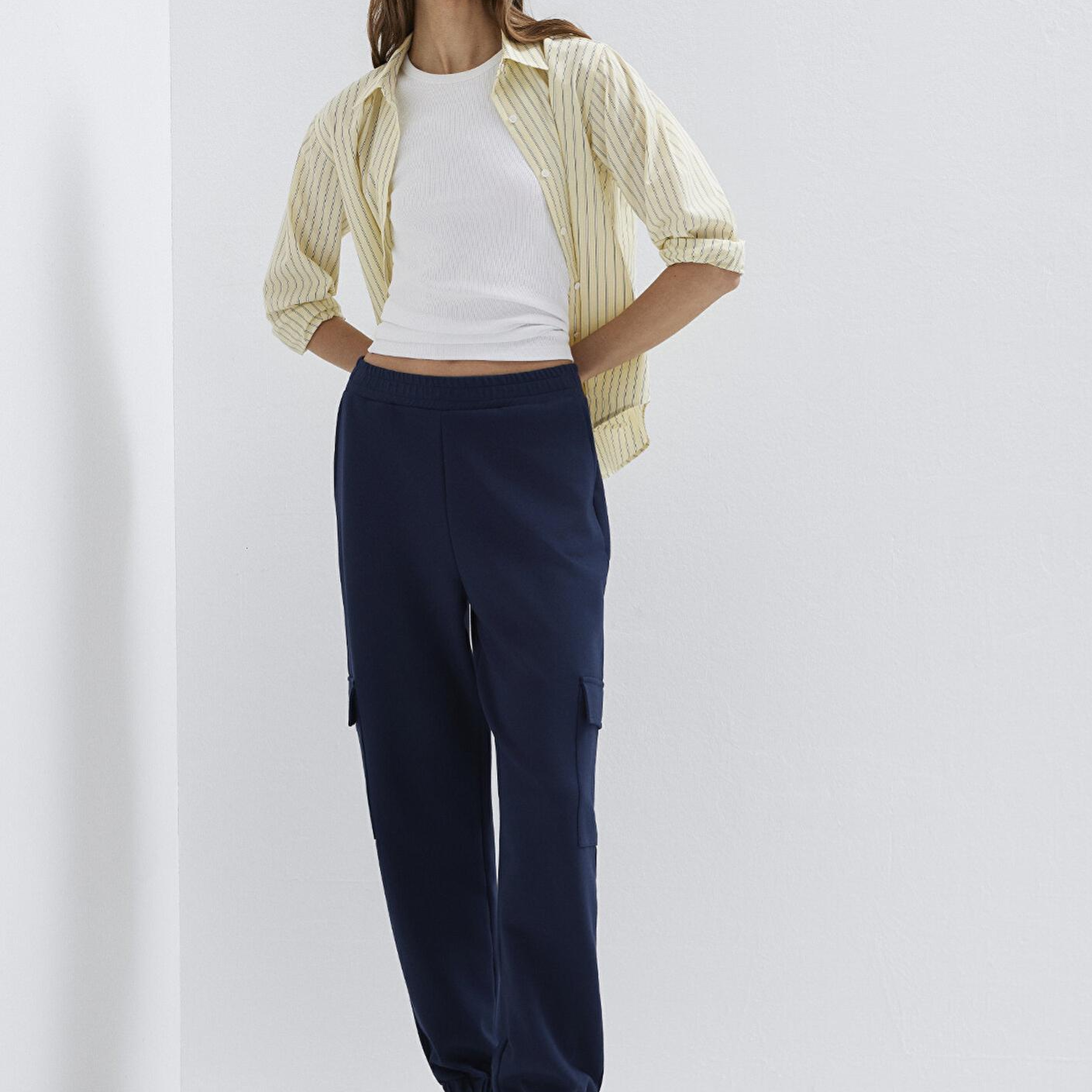 Mavi Lacivert Kargo Eşofman Altı 1011176-70497