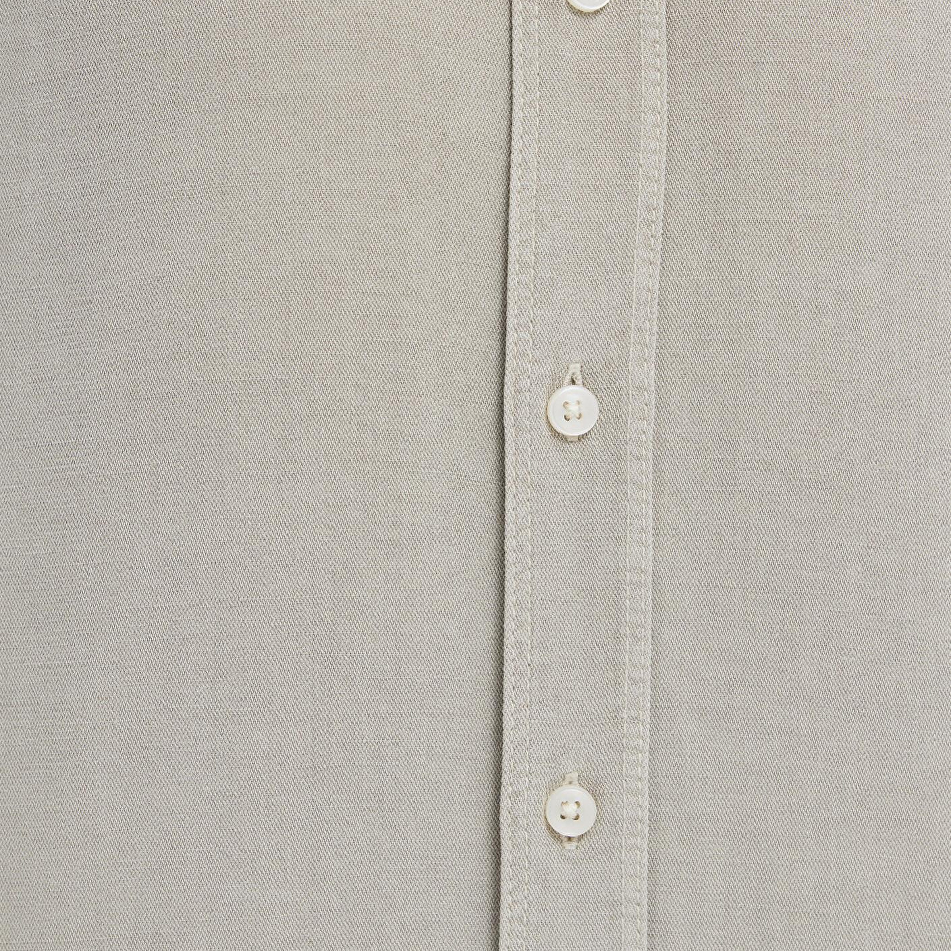 Mavi Keten Karışımlı Yeşil Tencel TM Liyosel Gömlek Regular Fit / Normal Kesim 0211482-70333