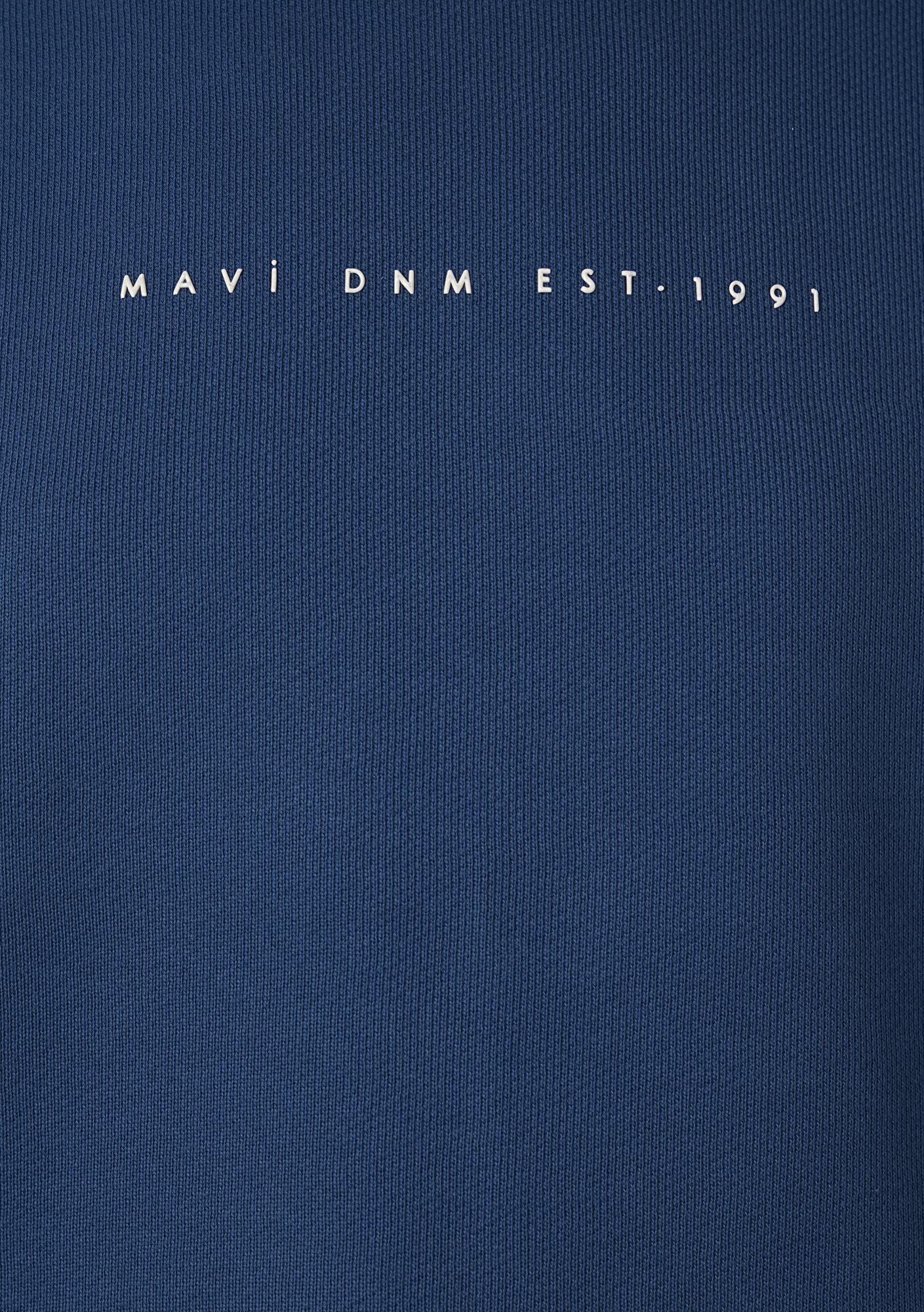 Mavi Mavi Denim Baskılı Mavi Sweatshirt 1S10525-70760