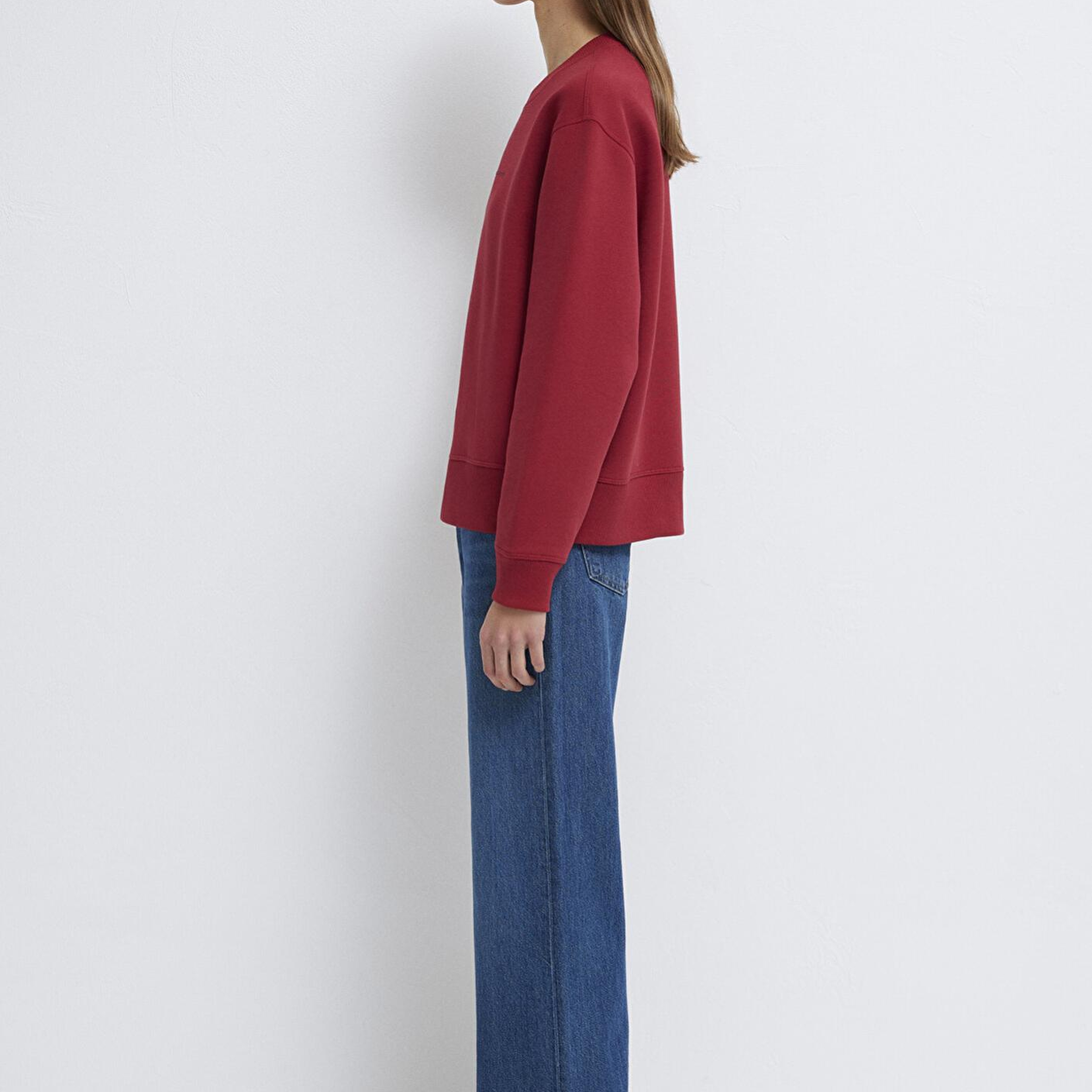 Mavi Mavi Denim Baskılı Kırmızı Sweatshirt 1S10525-70424