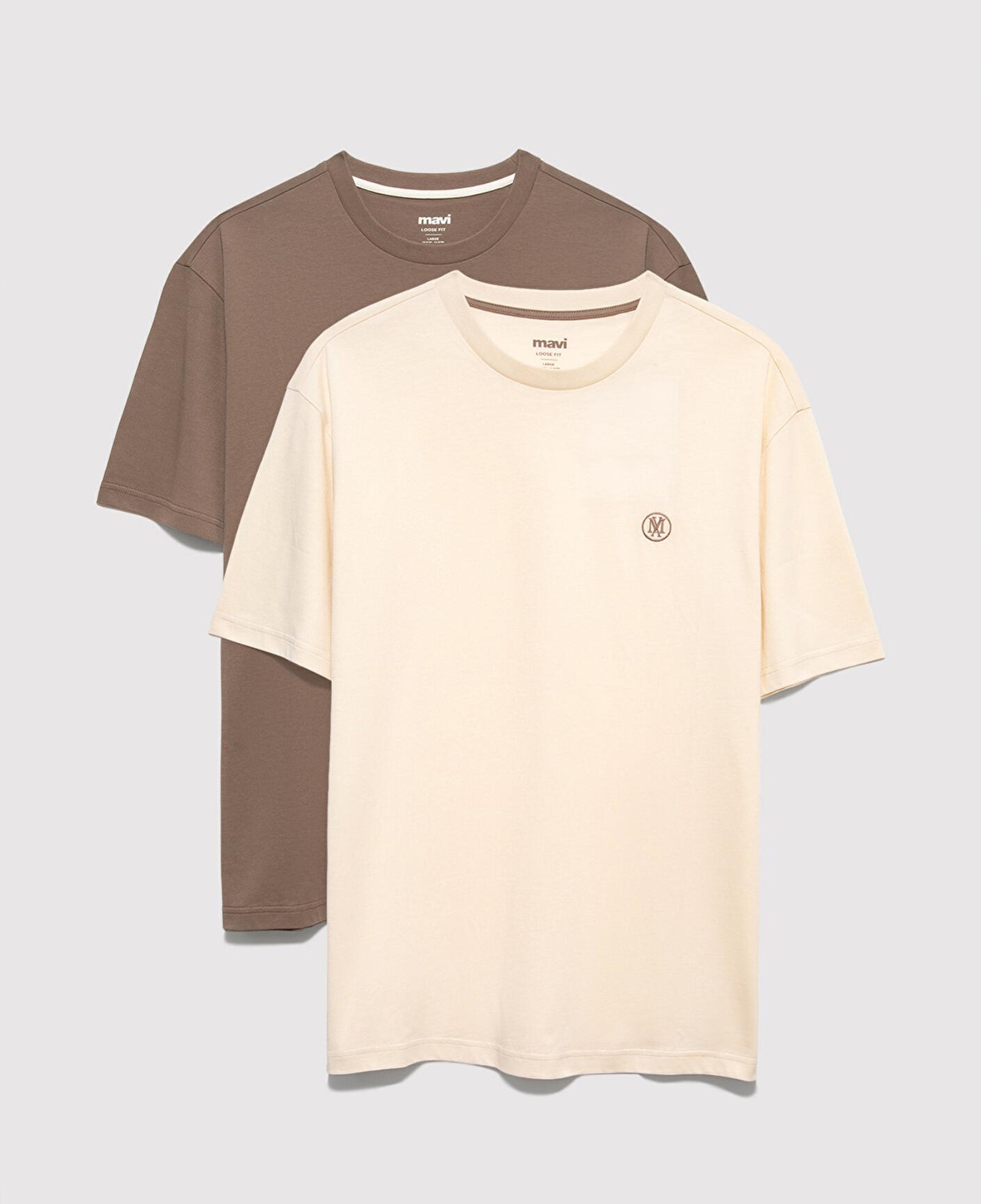 Mavi 2li Mavi Logo Tişört Loose Fit / Bol Rahat Kesim 0612545-70072