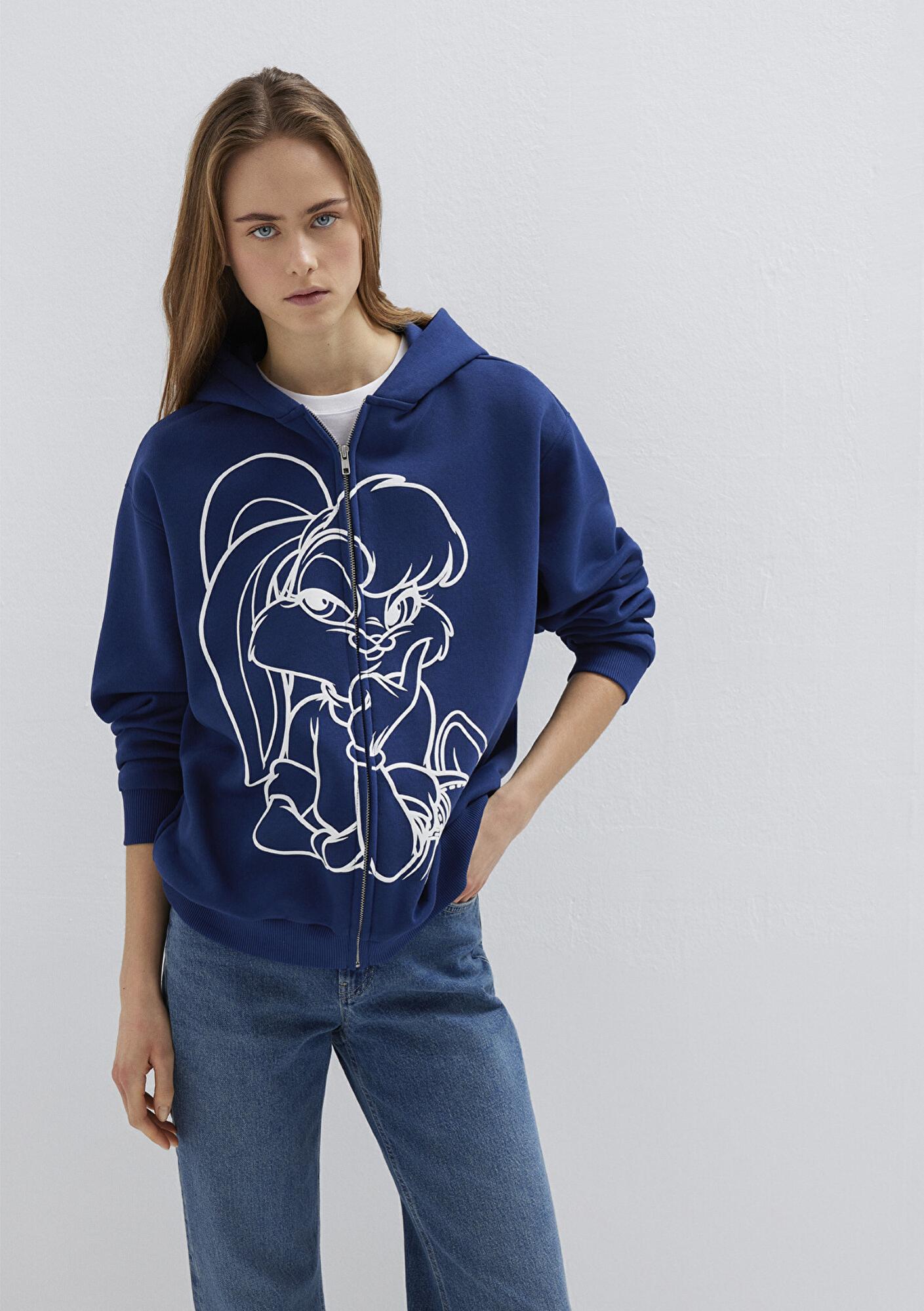 Mavi Lola Bunny Baskılı Lacivert Sweatshirt 1S10523-70491
