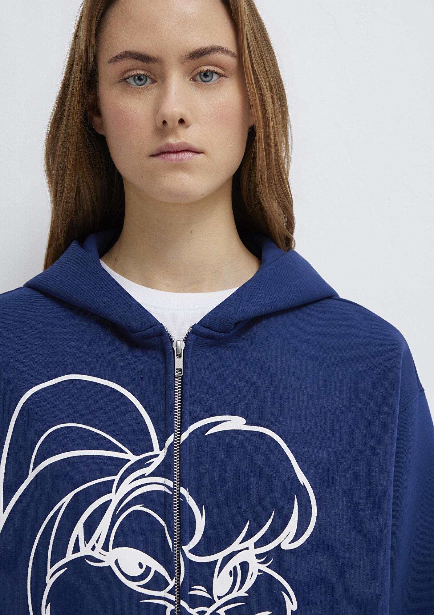 Mavi Lola Bunny Baskılı Lacivert Sweatshirt 1S10523-70491