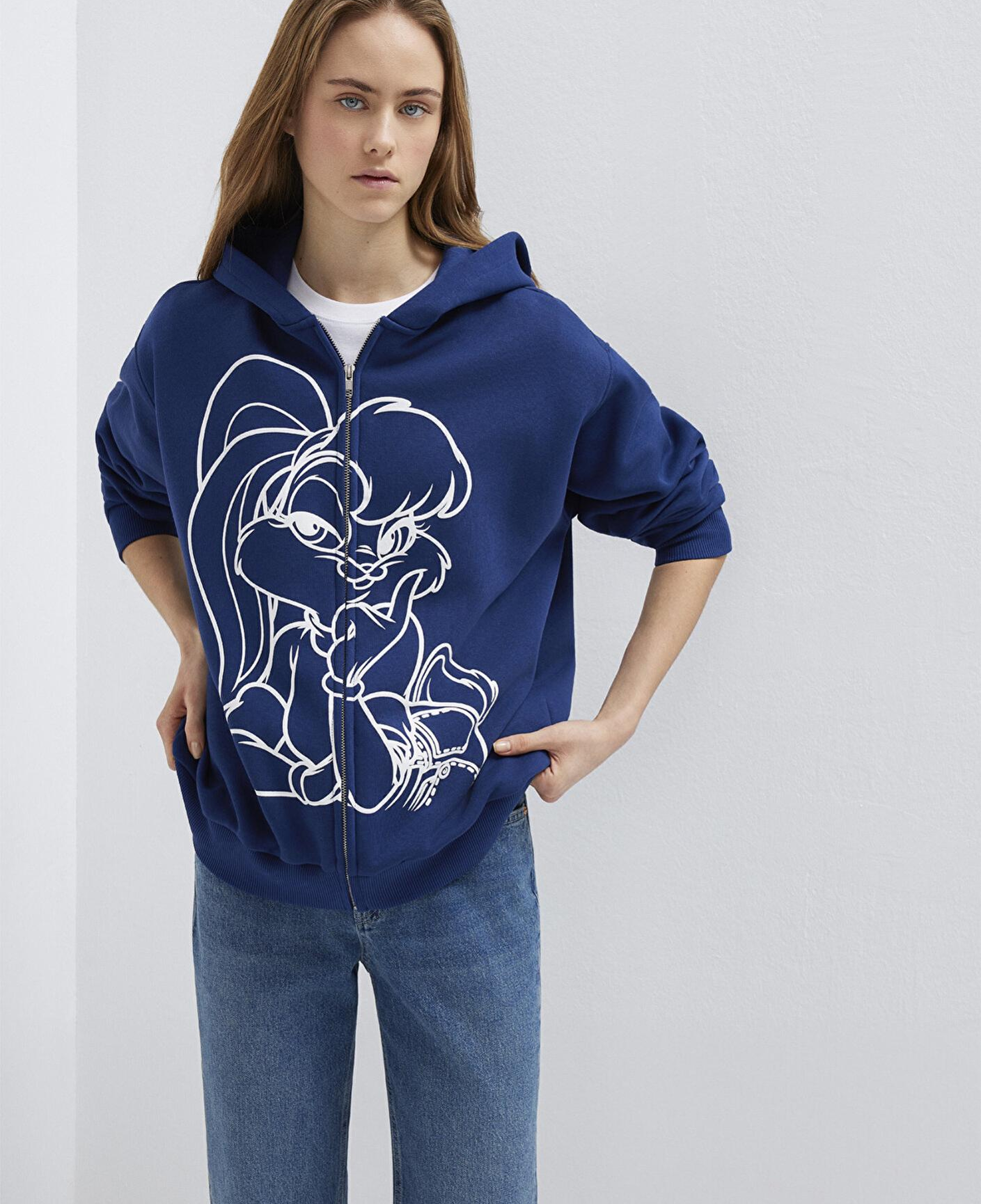 Mavi Lola Bunny Baskılı Lacivert Sweatshirt 1S10523-70491