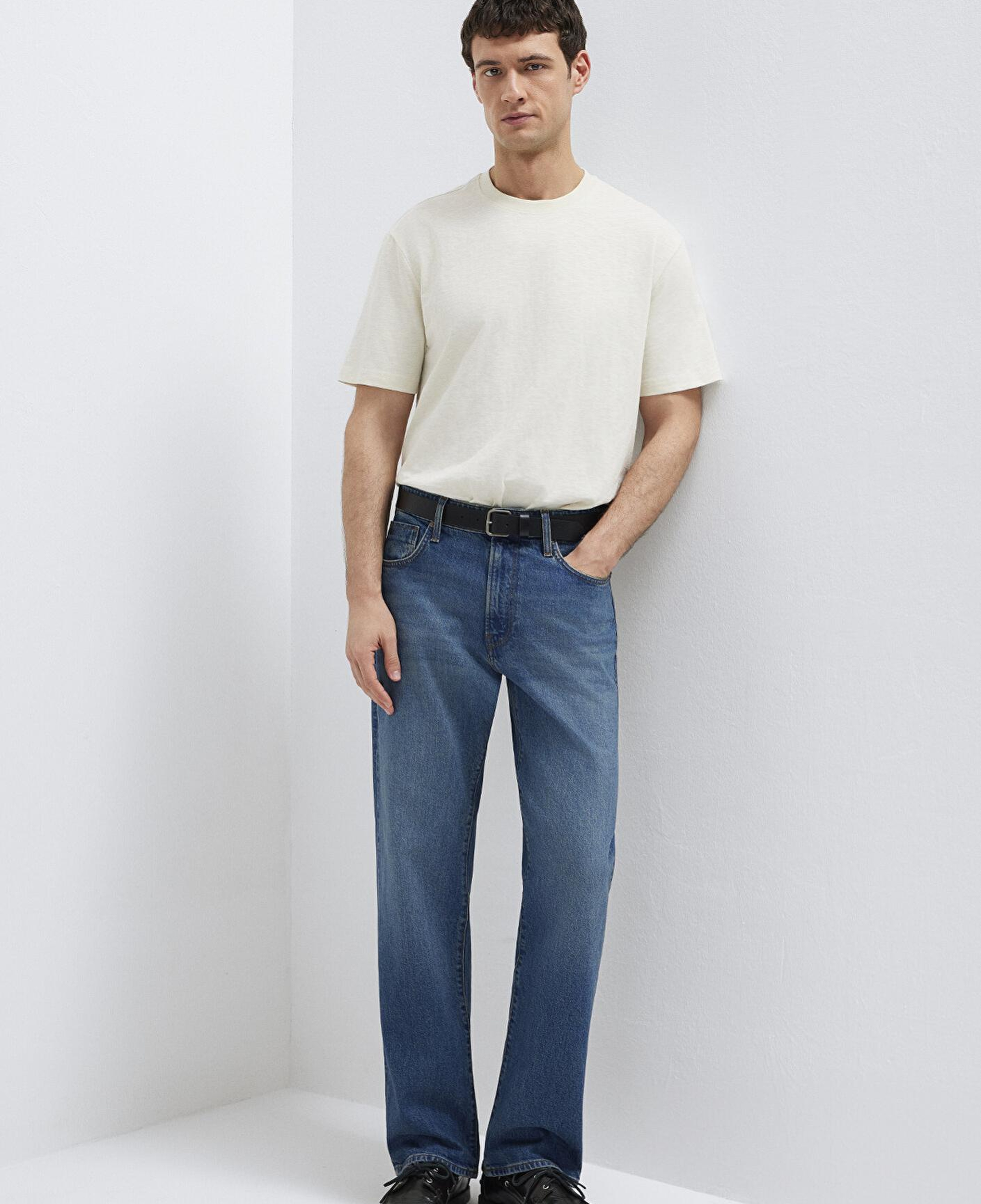 Mavi Marlon Classic Denim Puslu Indigo Mavisi Jean Pantolon 0019166-A2952