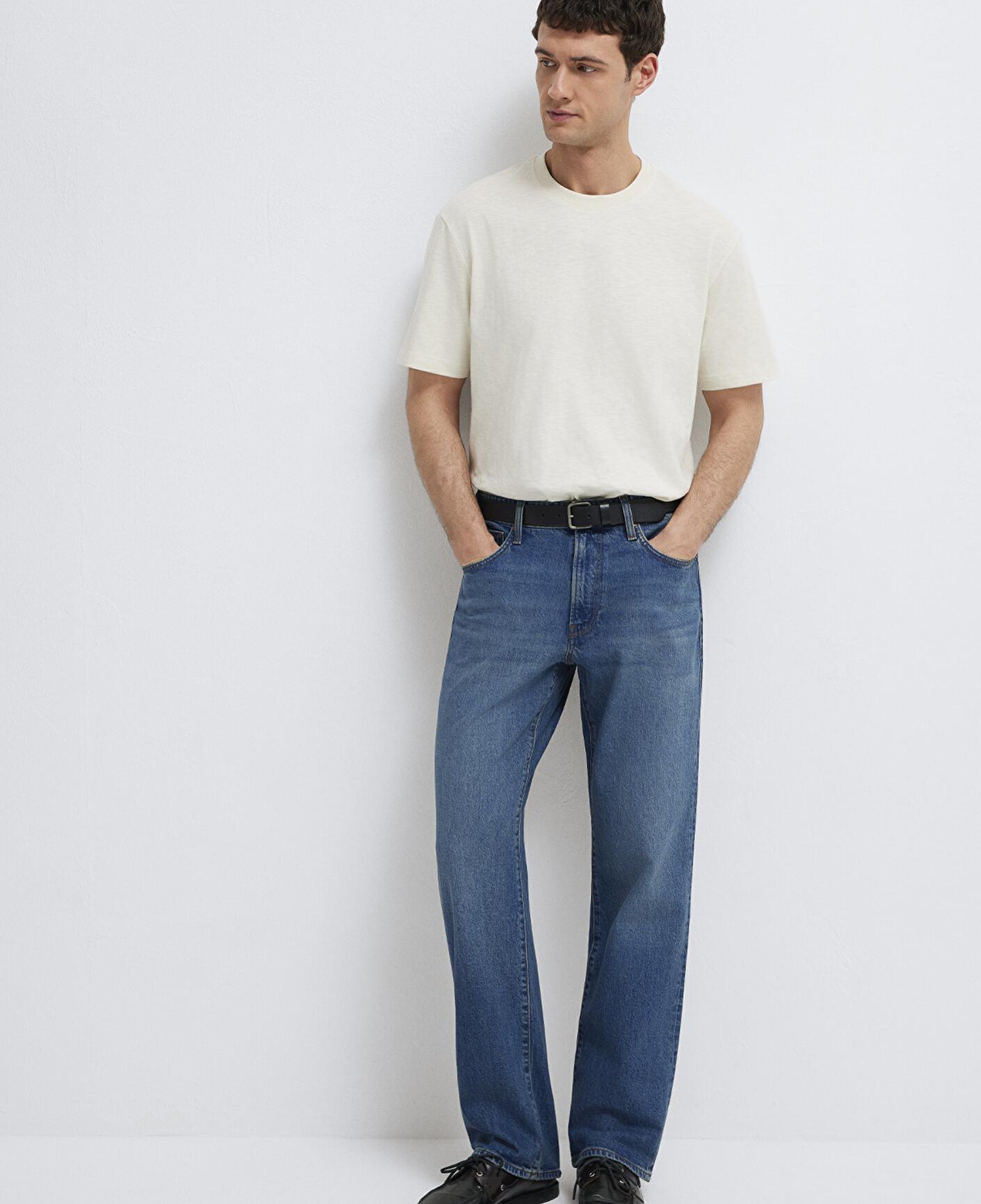 Mavi Marlon Classic Denim Puslu Indigo Mavisi Jean Pantolon 0019166-A2952